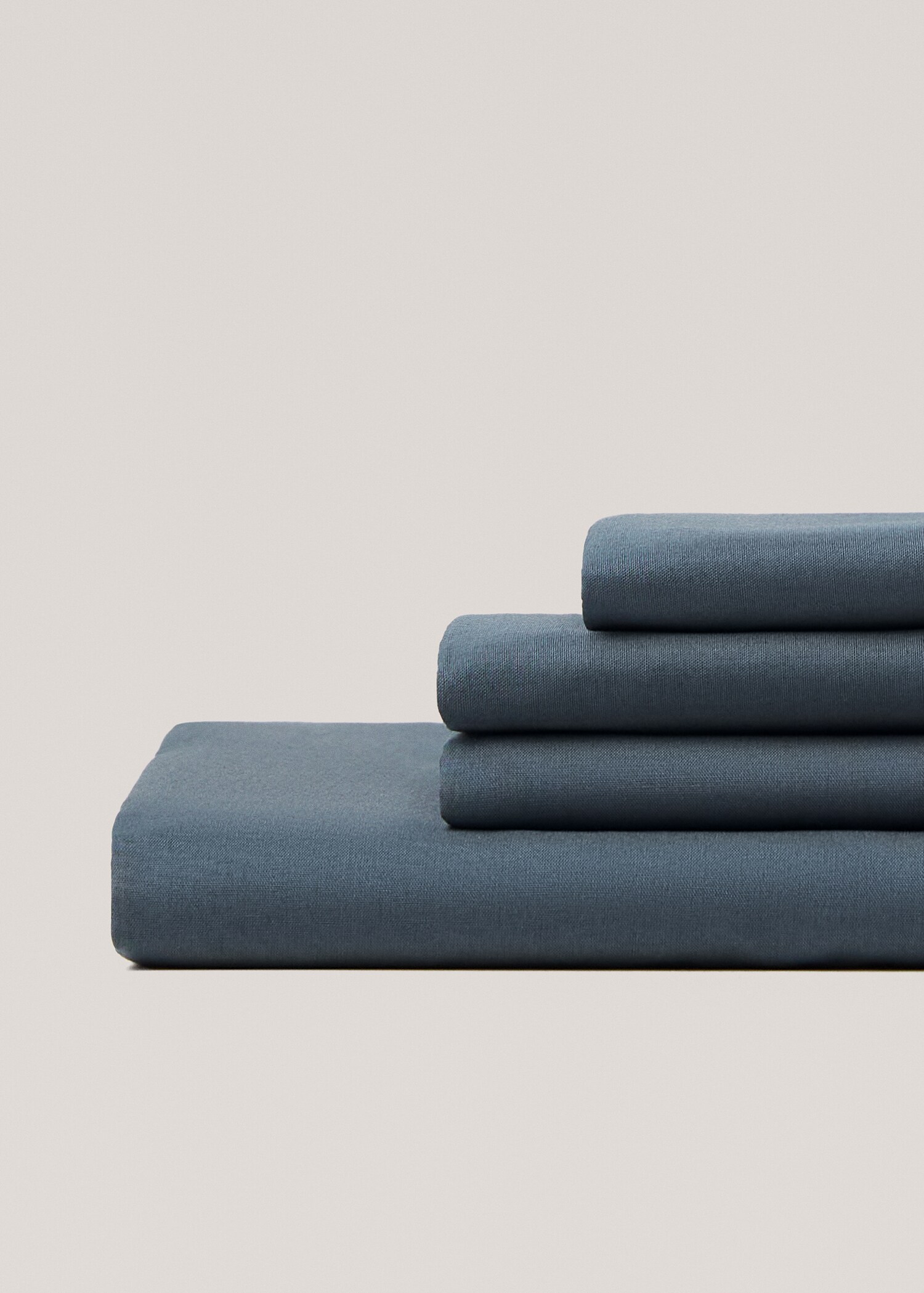Cotton fitted sheet (180 threads) 90x200x30cm - Details of the article 2