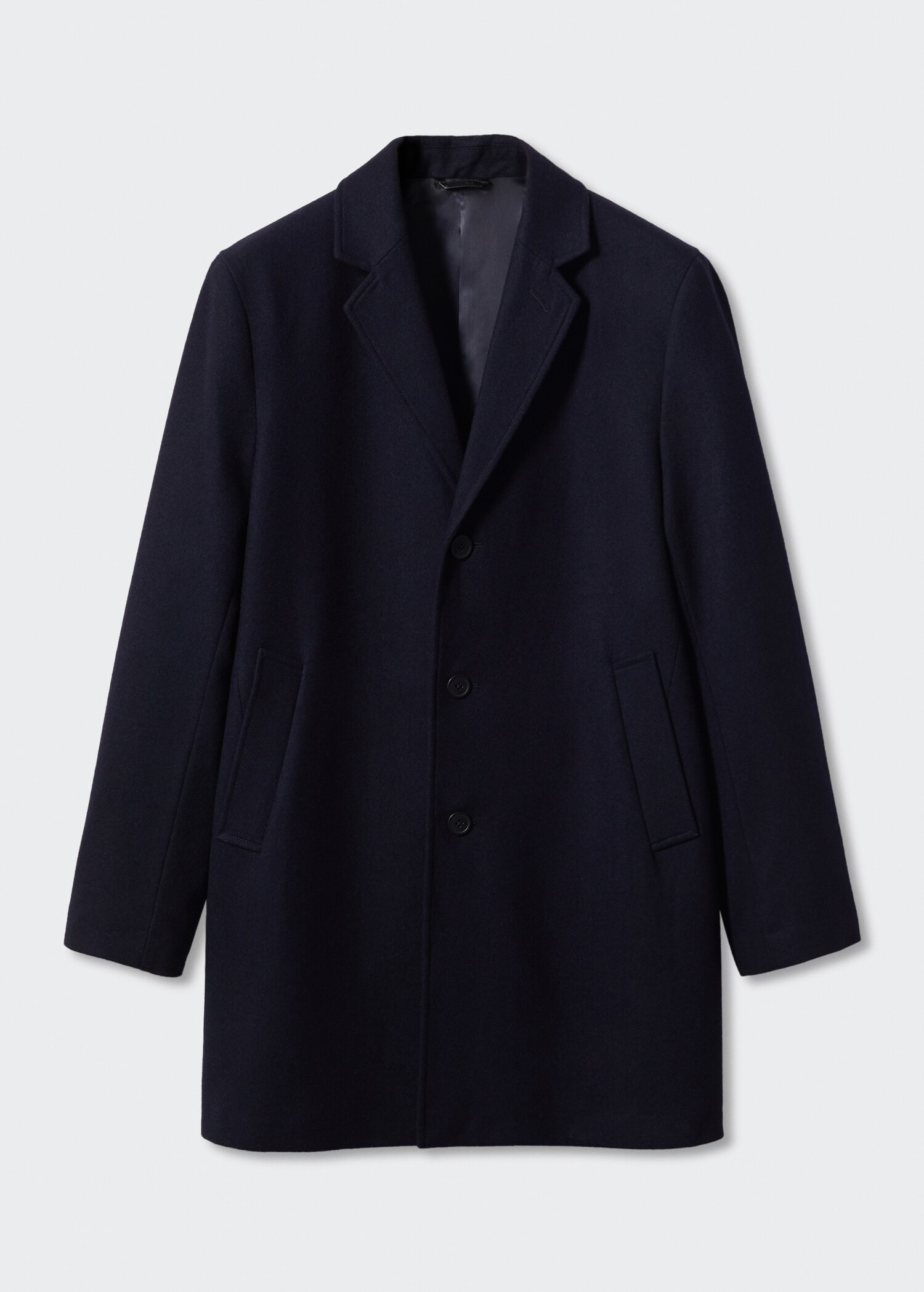 Lightweight recycled wool coat - Article without model