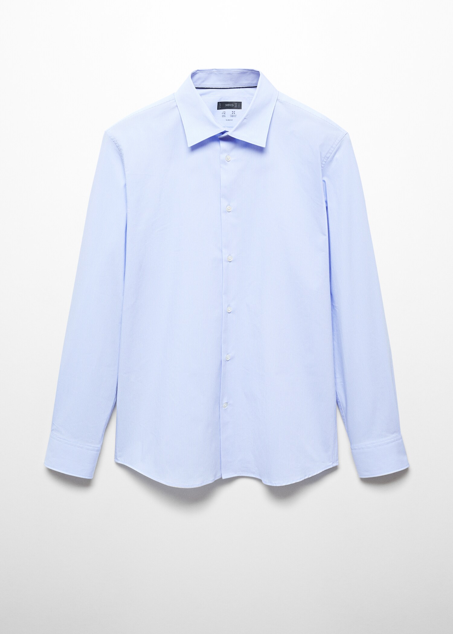 Feingestreiftes Slim Fit-Hemd - Artikel ohne Model