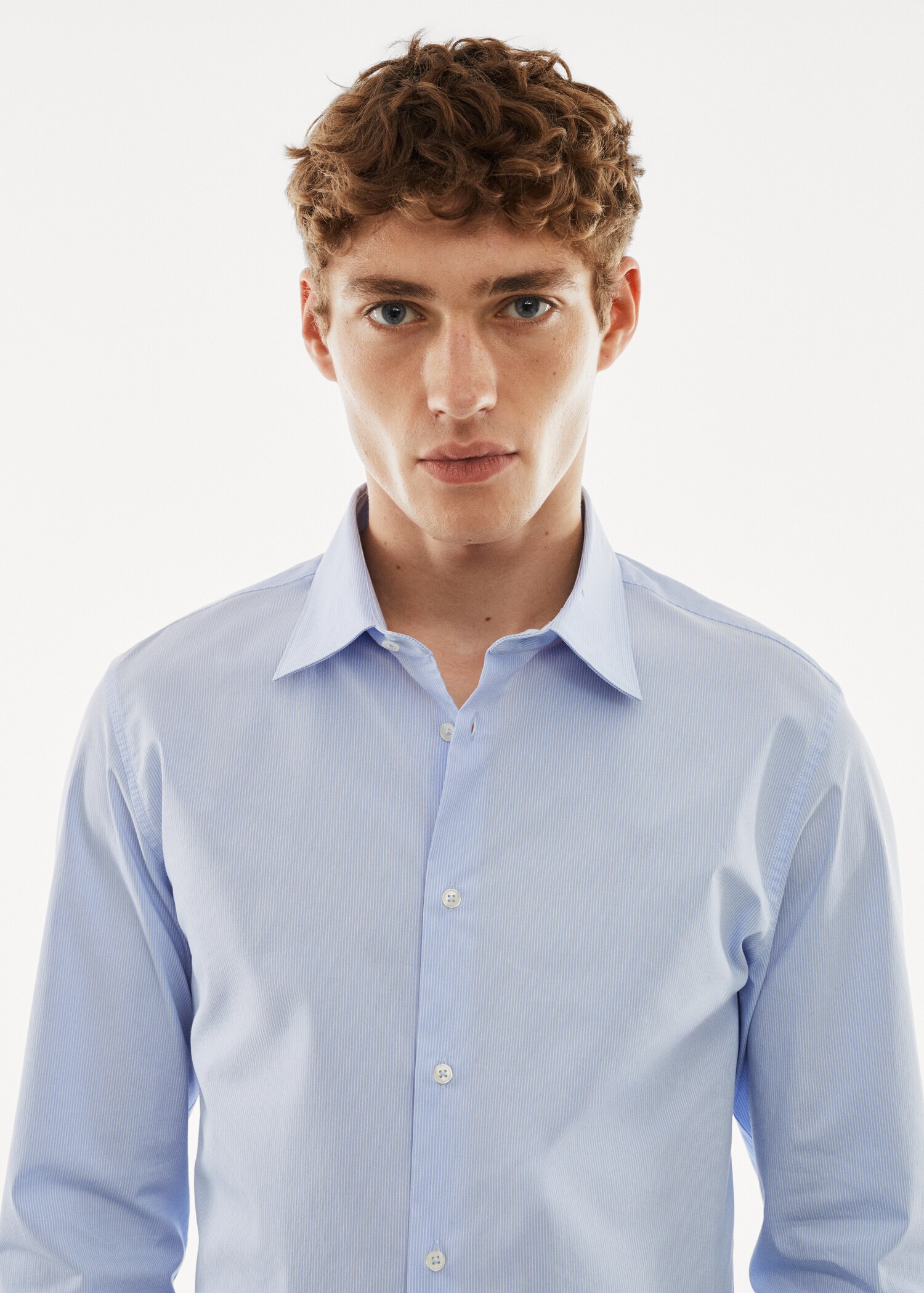 Feingestreiftes Slim Fit-Hemd - Detail des Artikels 1