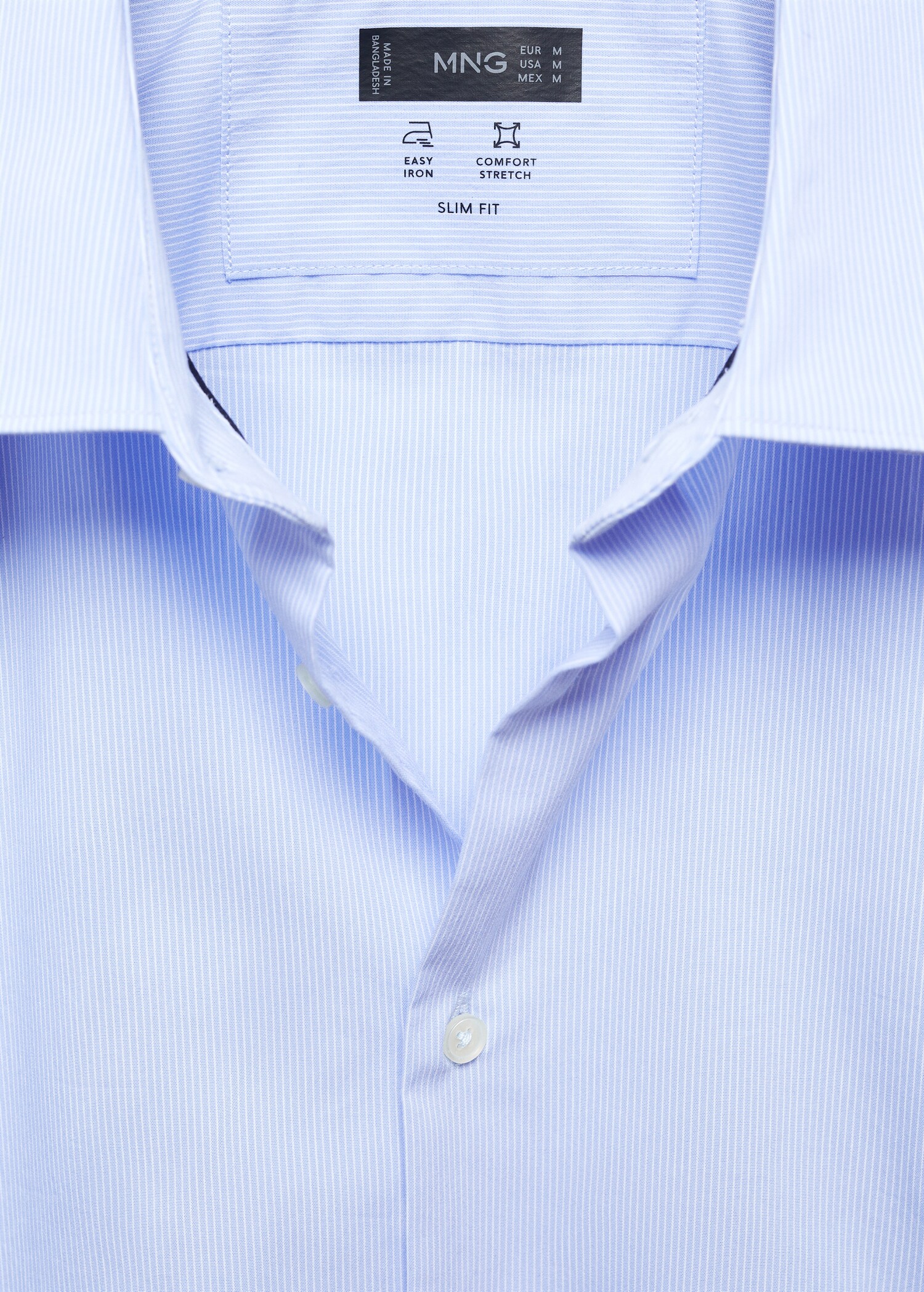 Feingestreiftes Slim Fit-Hemd - Detail des Artikels 8