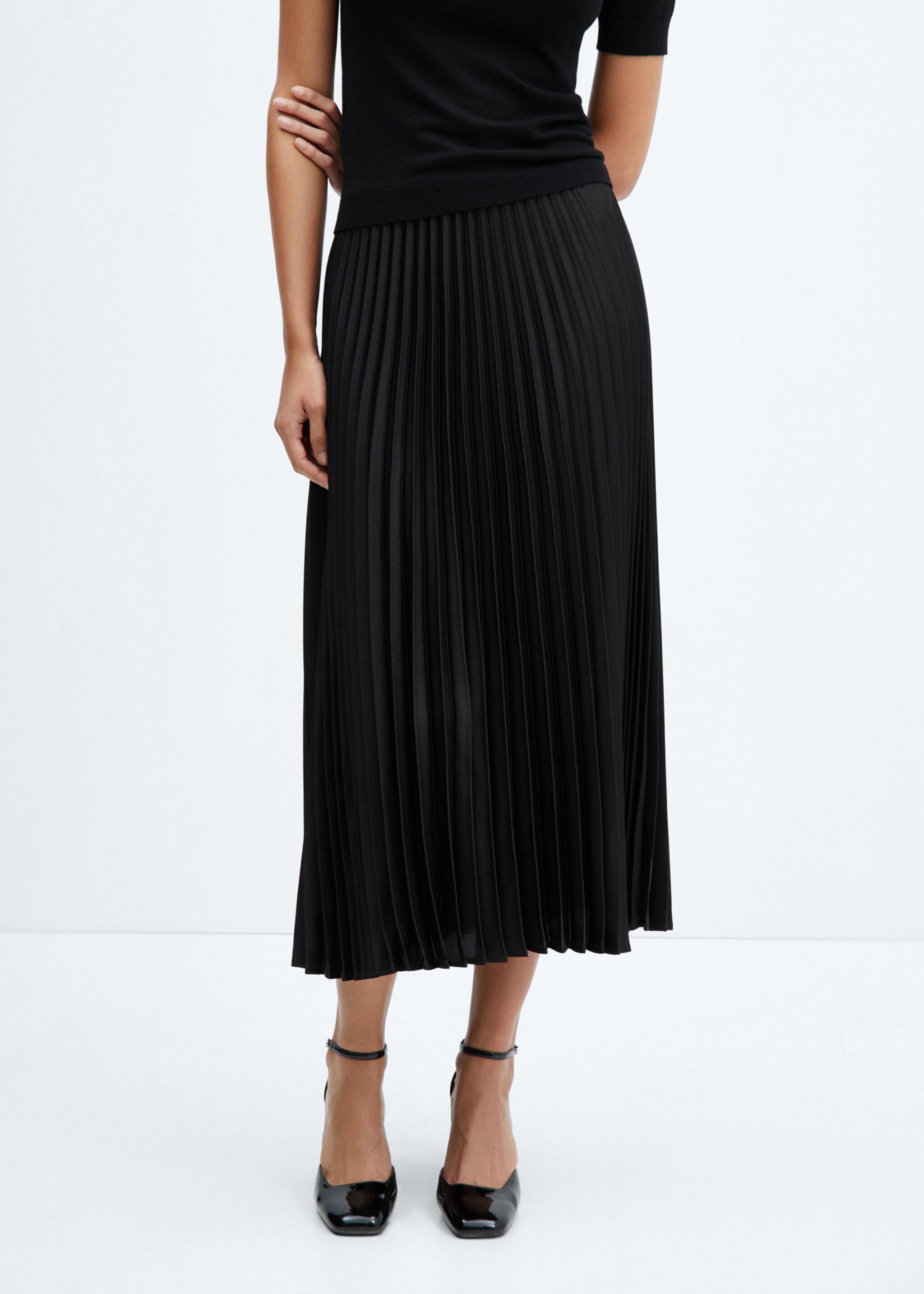 Pleated midi skirt - Details of the article 6