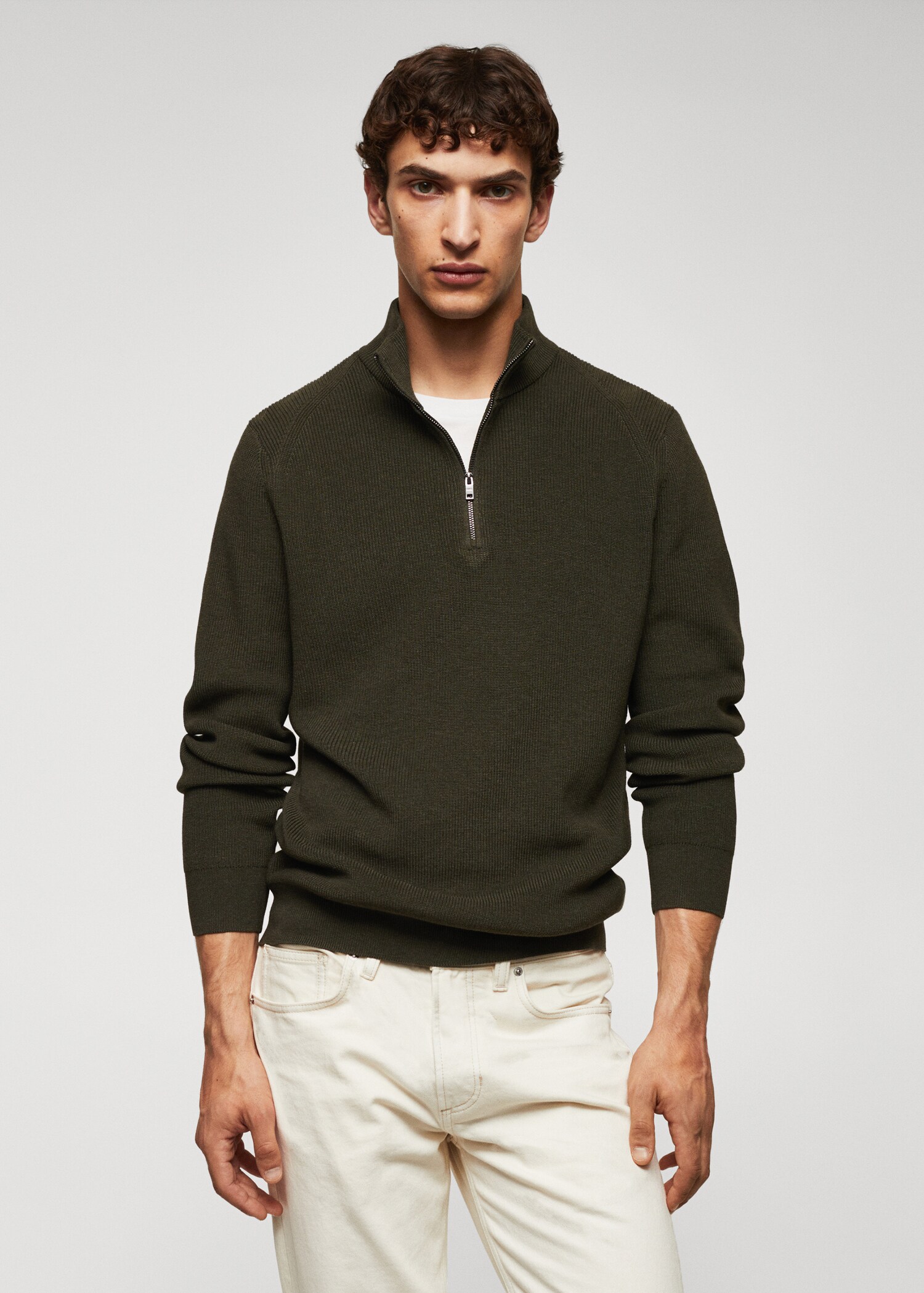 Perkins sweater with cowl neck - Medium plane
