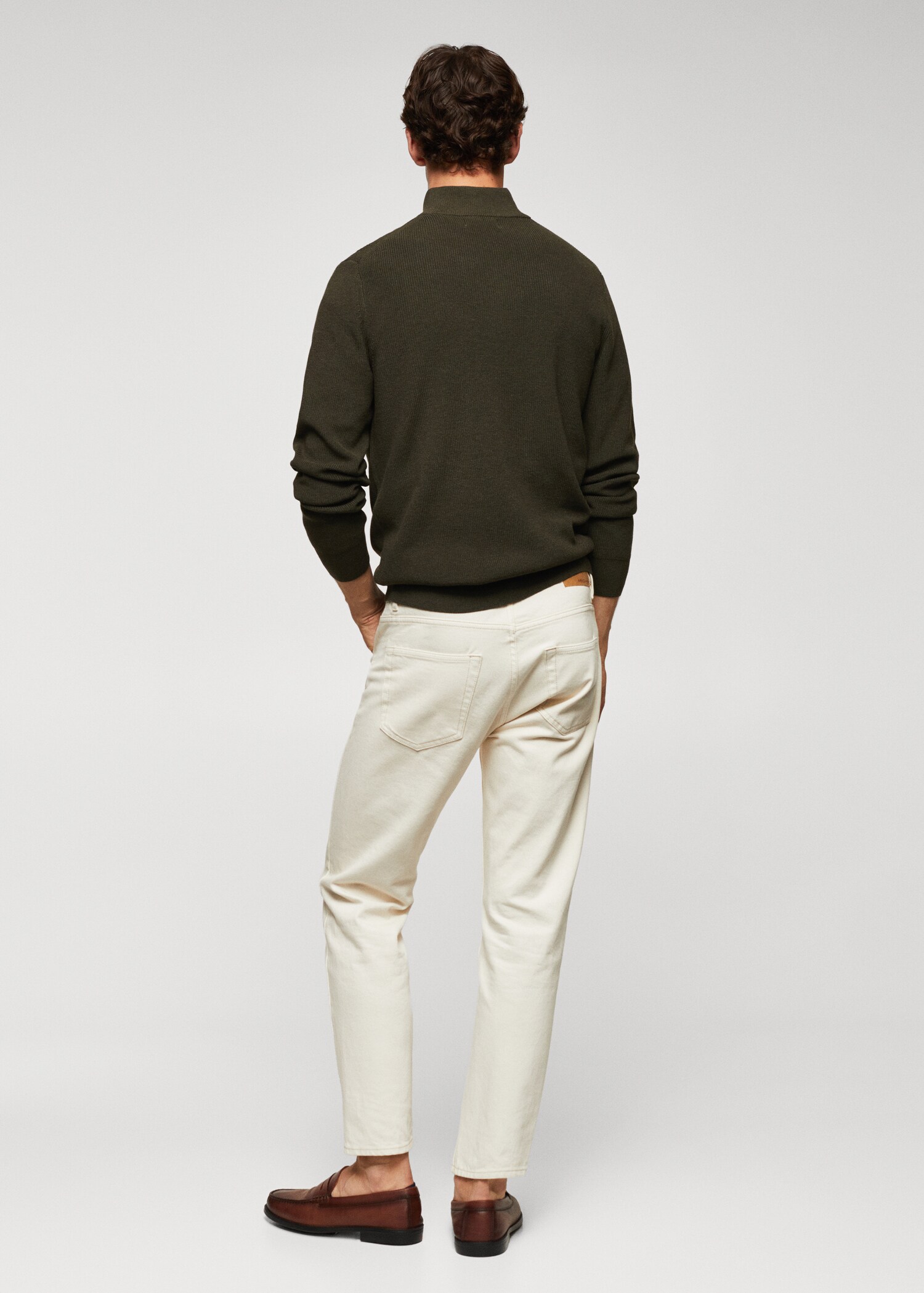 Perkins sweater with cowl neck - Reverse of the article