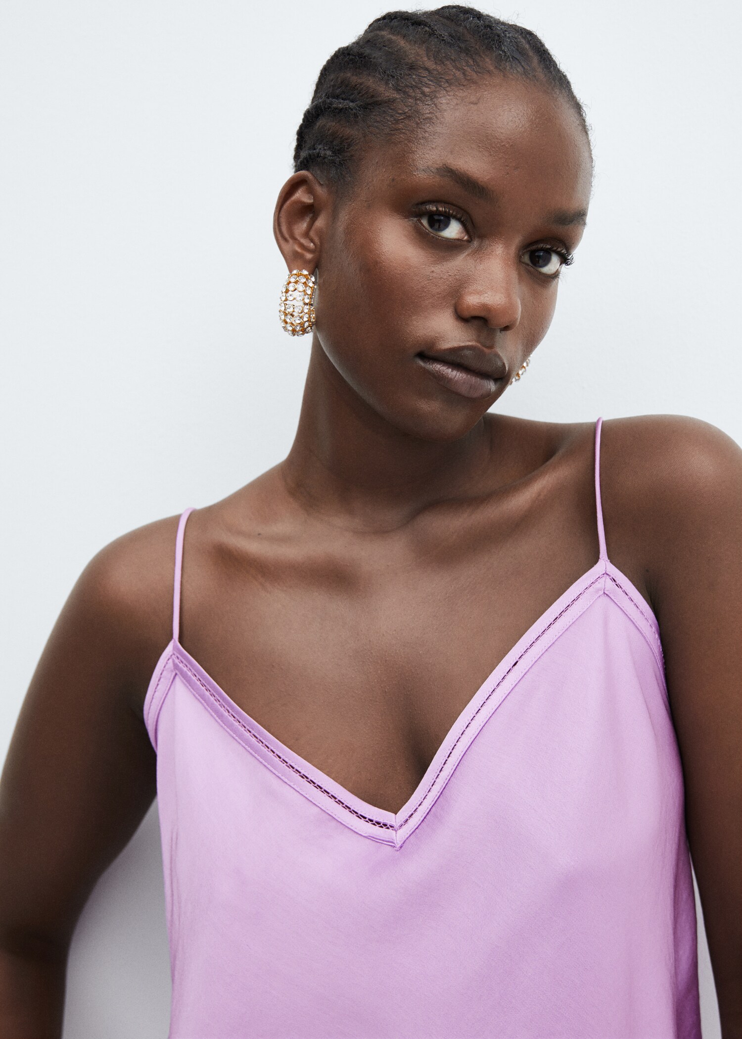 Top style lingerie satiné - Détail de l'article 4