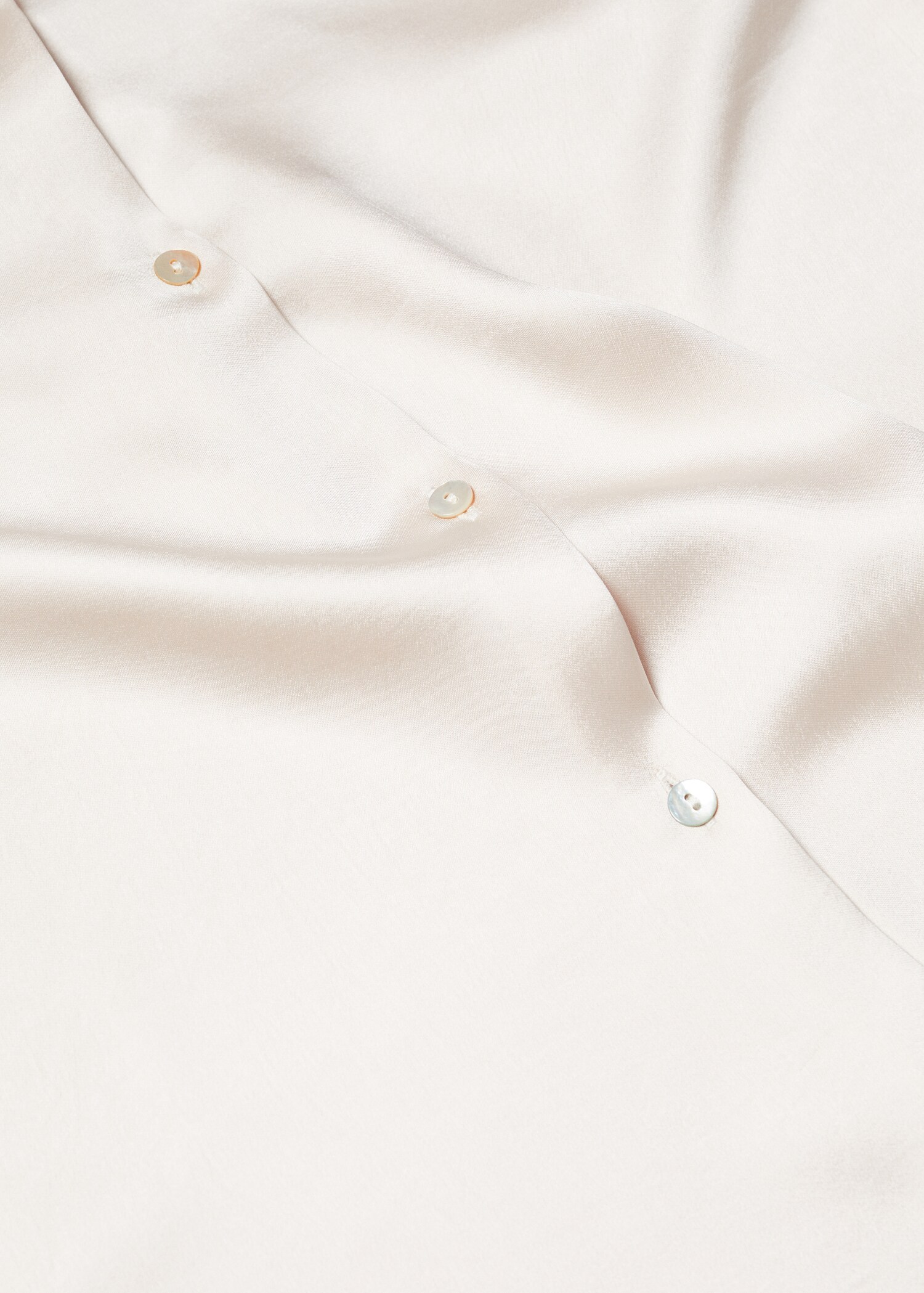 Camisa satinada cuello redondo - Detalle del artículo 8
