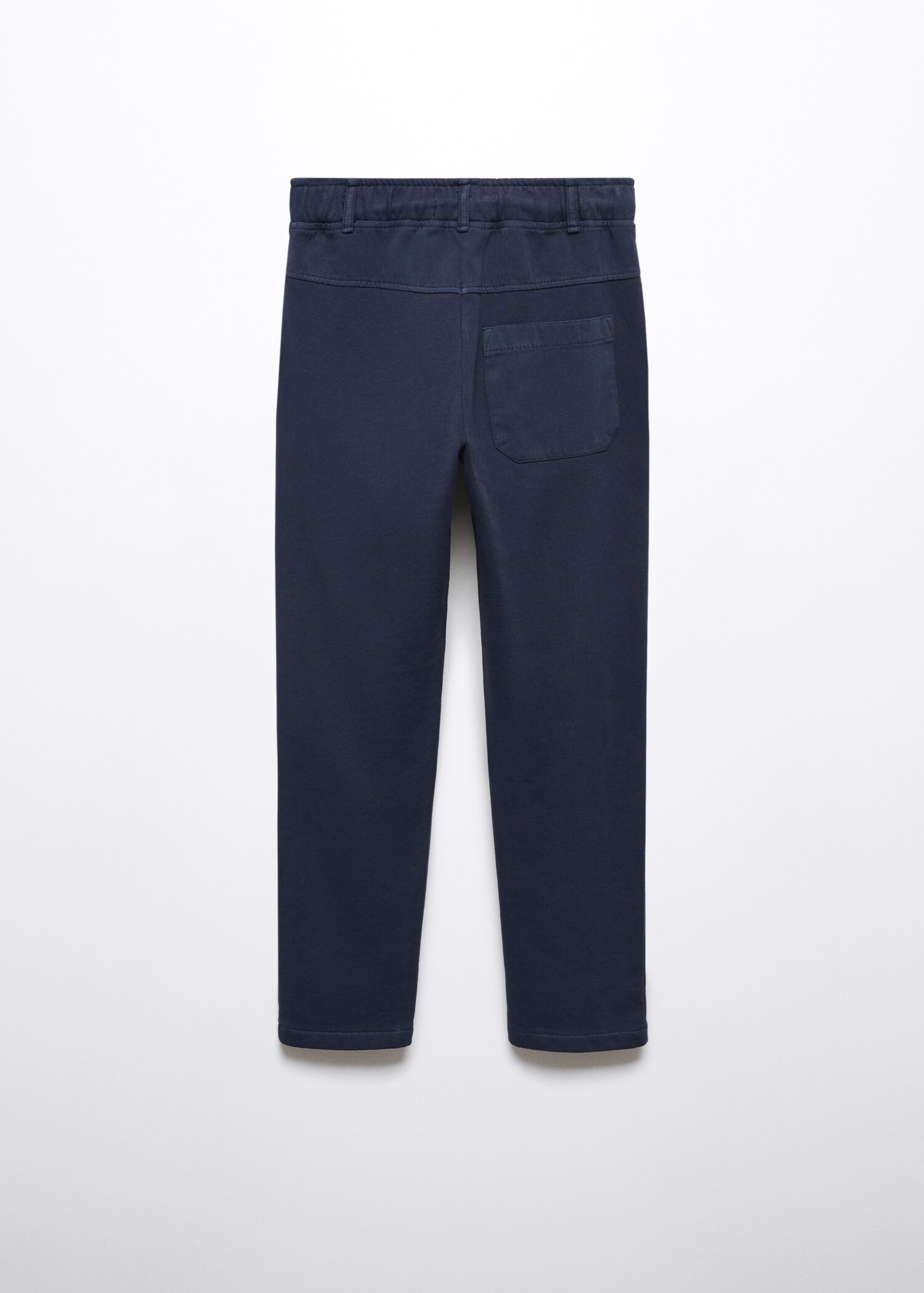 Elastic waist trousers - Reverse of the article