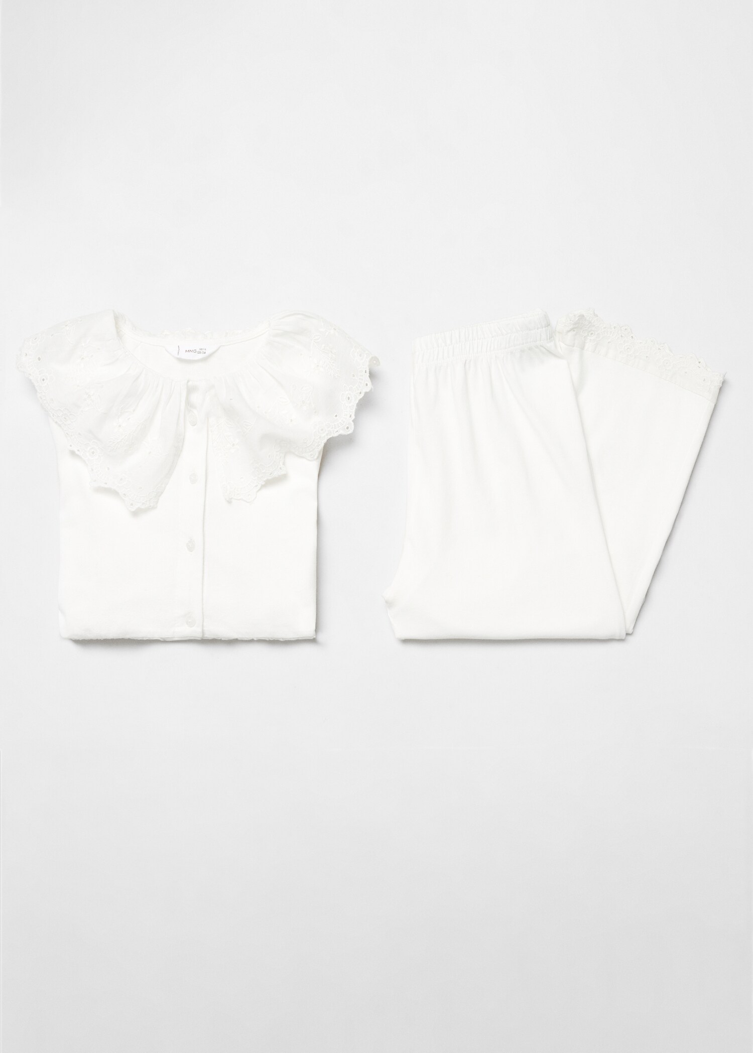 Pyjamas med broderte detaljer - Artikkeldetalj 8