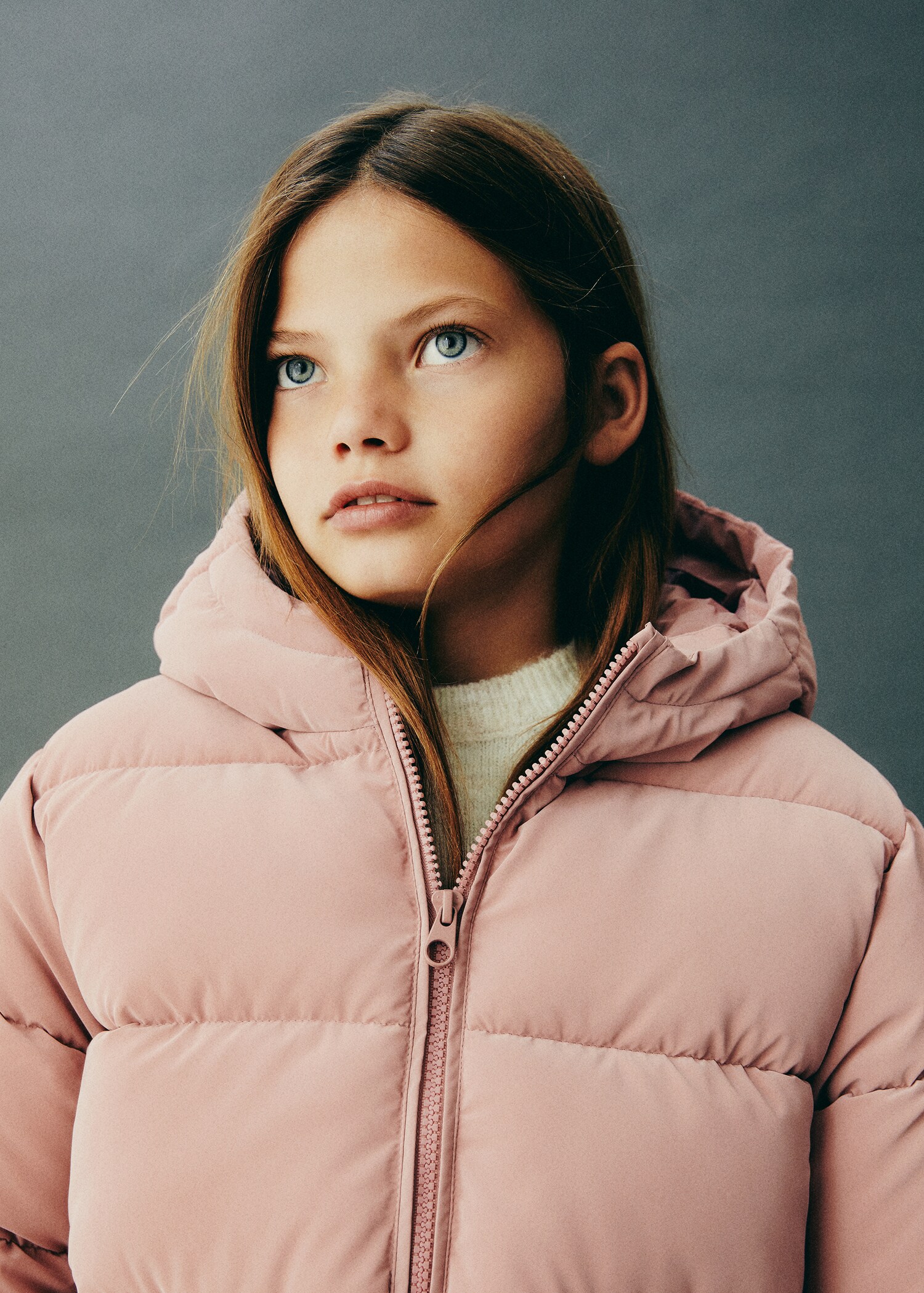 Hood quilted coat - Details of the article 5