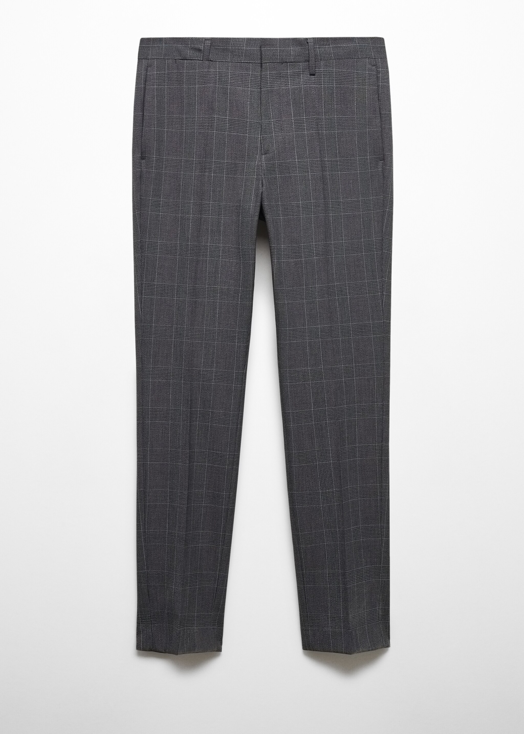 Pantaloni de costum super slim fit în carouri - Articol fără model