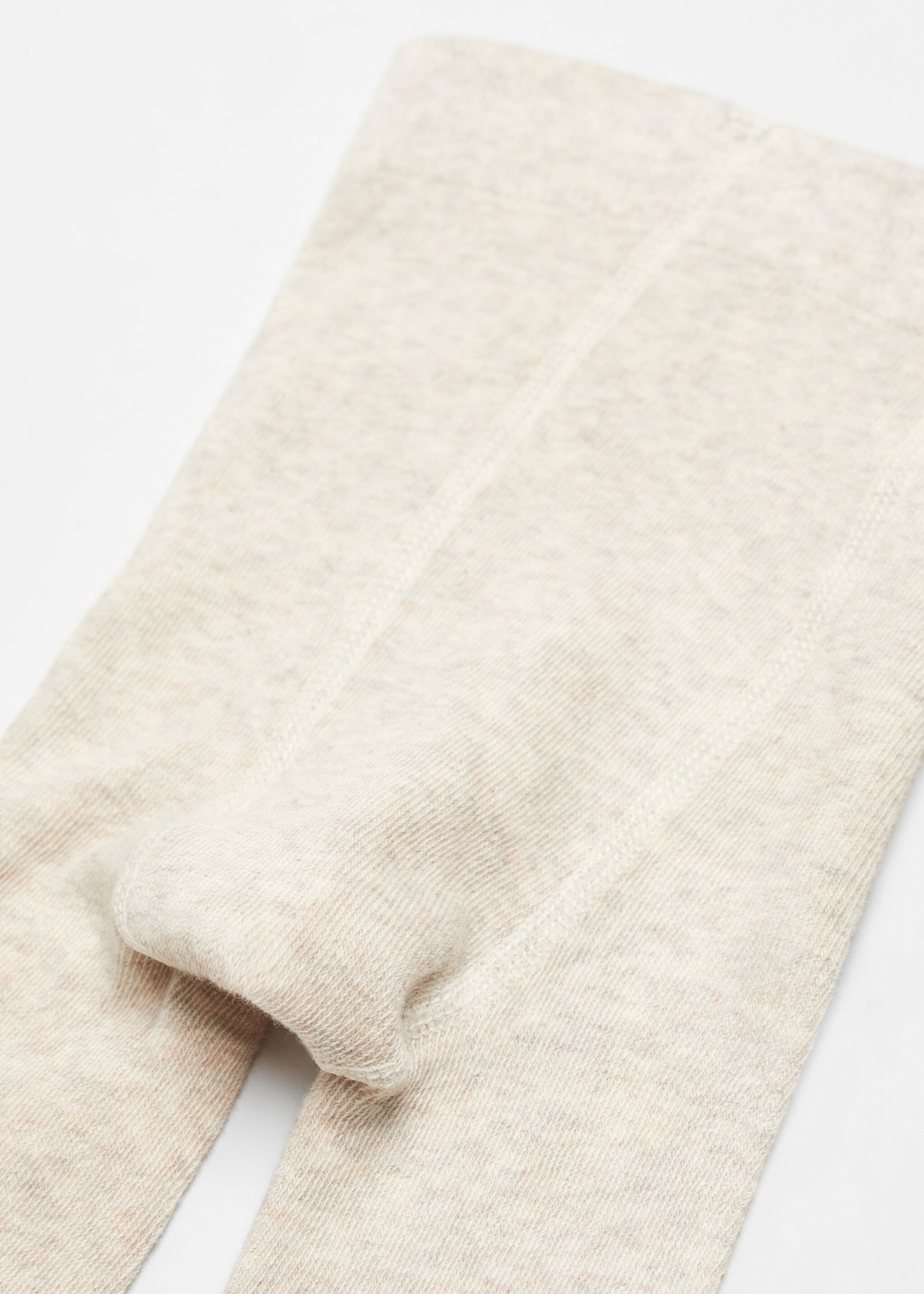 Cotton stockings - Details of the article 0, Sand. Ref: 57054766-00.
