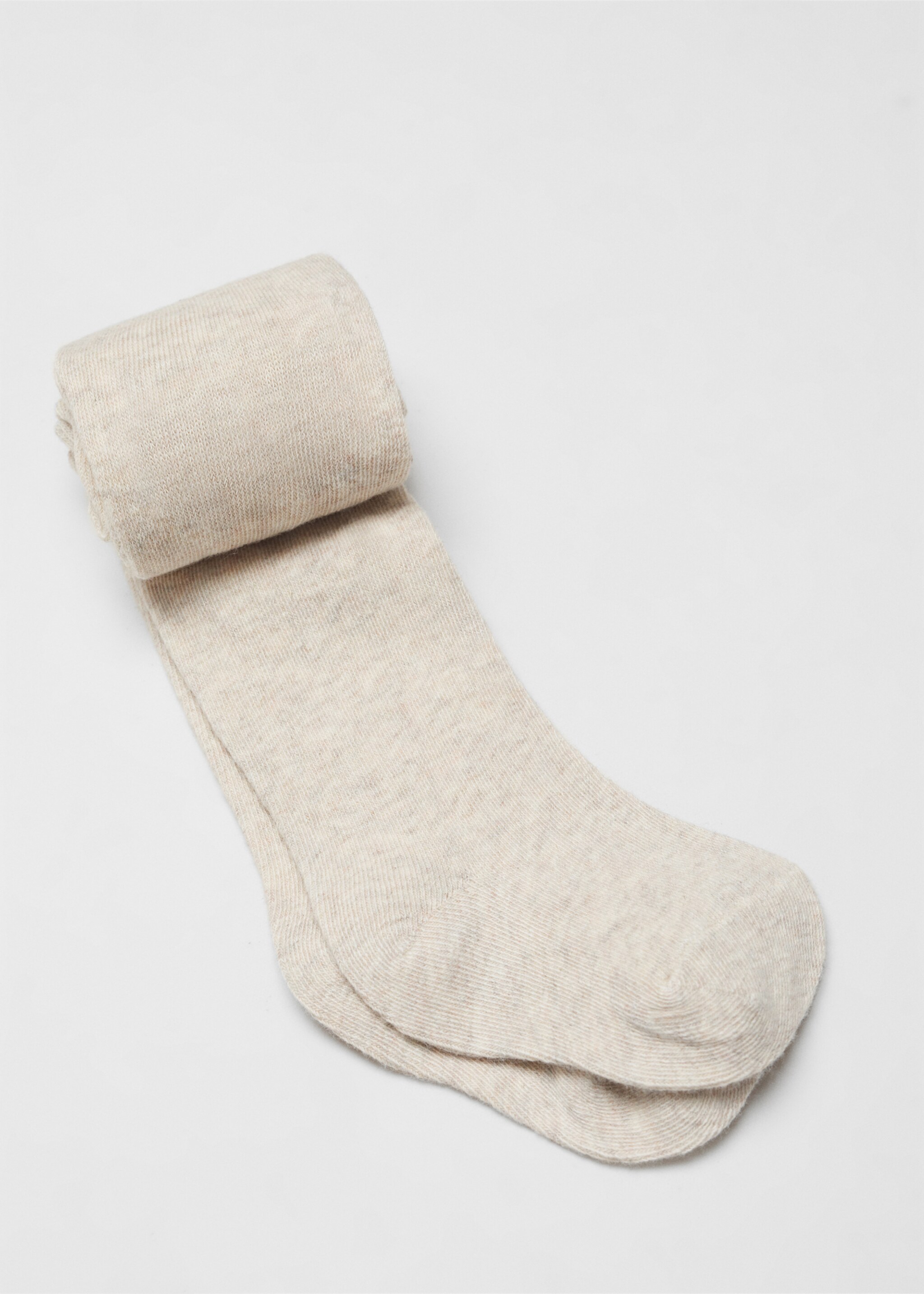 Cotton stockings - Details of the article 8, Sand. Ref: 57054766-00.