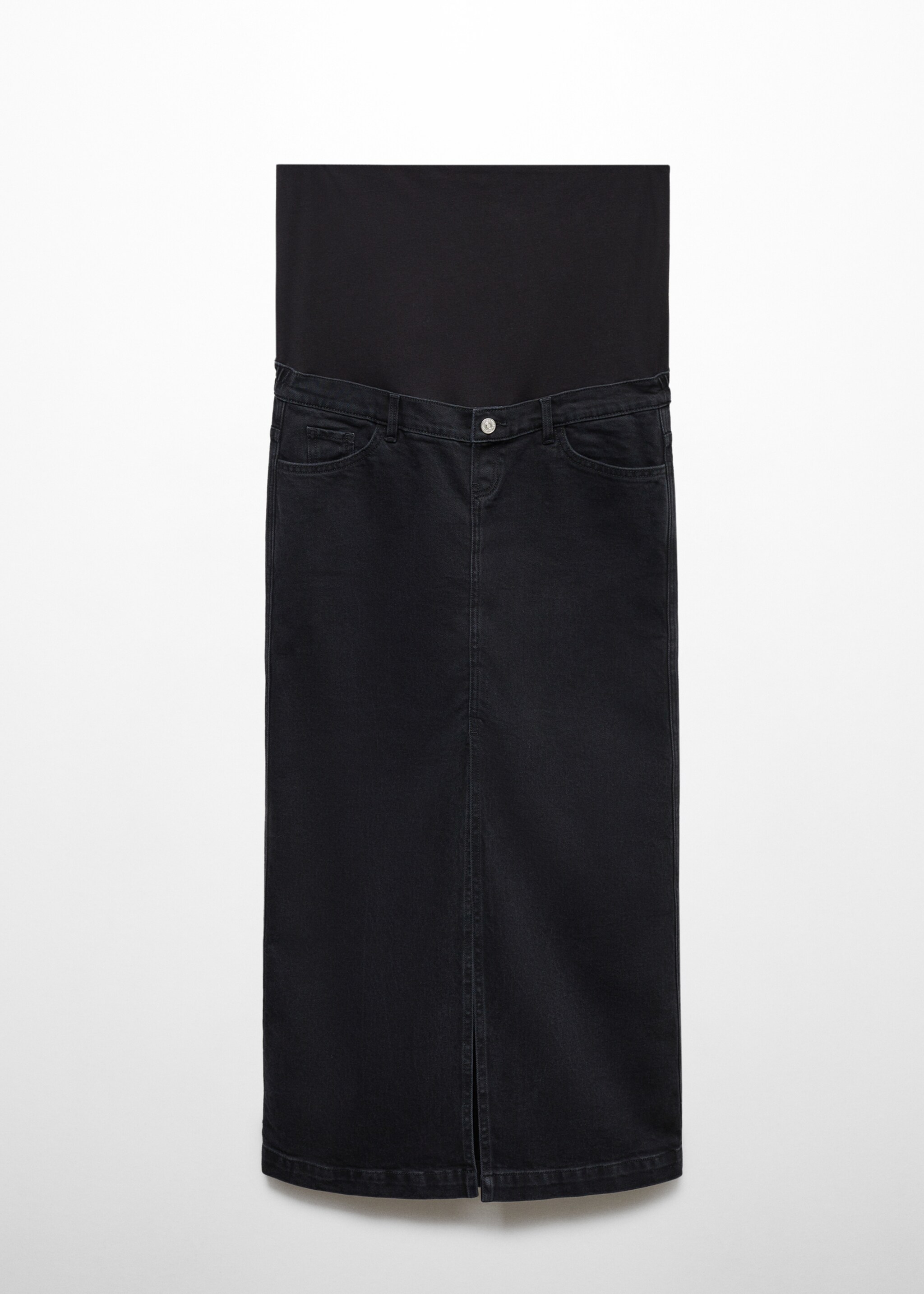 Denimskjørt, mamma - Artikkel uten modell, Black denim. Ref: 57054767-00.