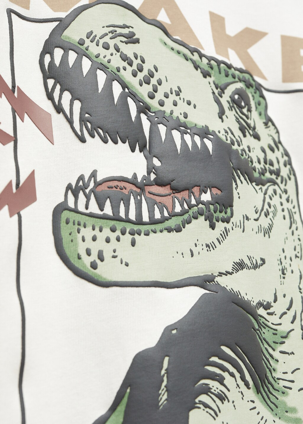Dinosaur print hoodie Boys MANGO OUTLET Sweden