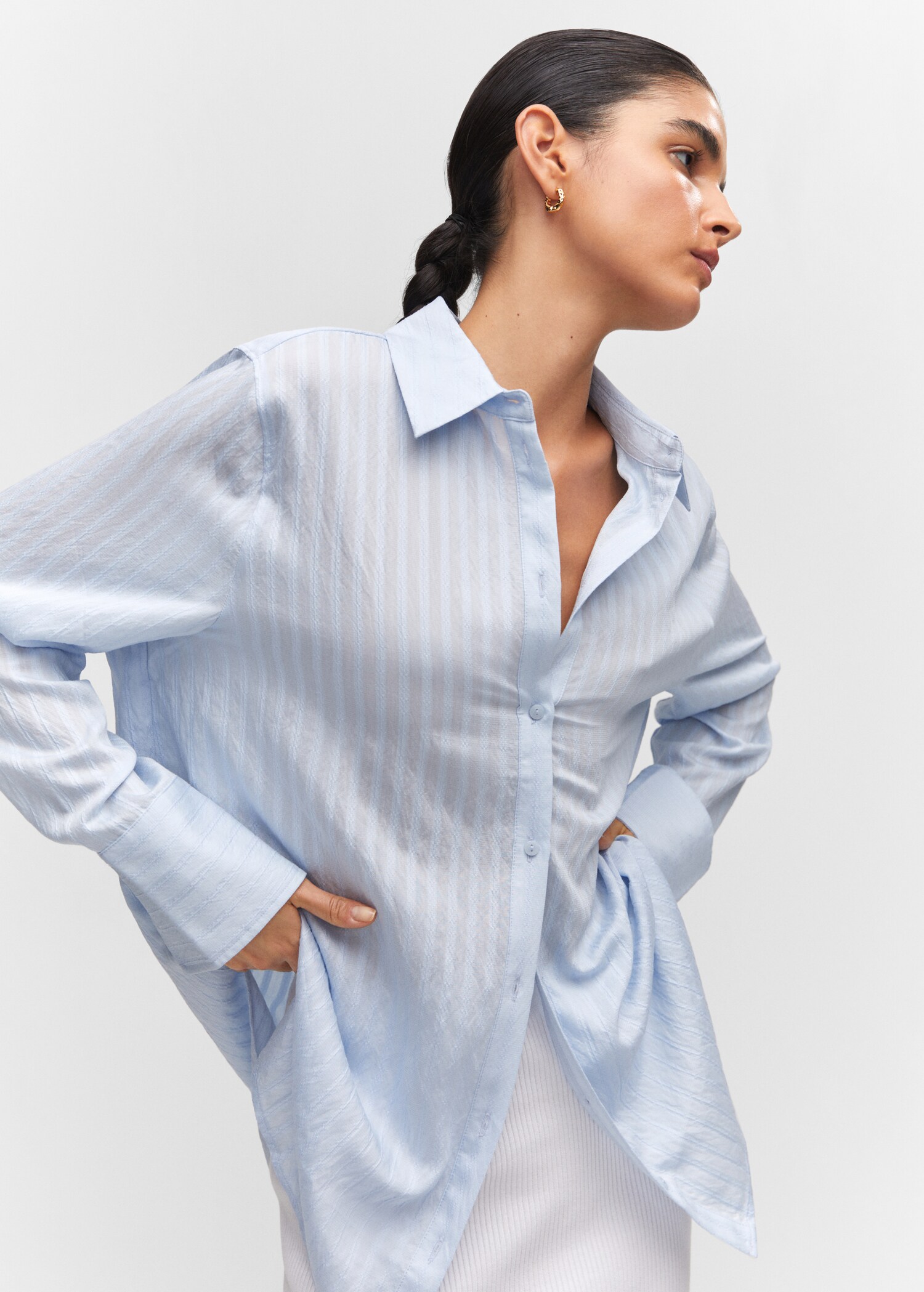 Camisa algodón bordada - Detalle del artículo 1