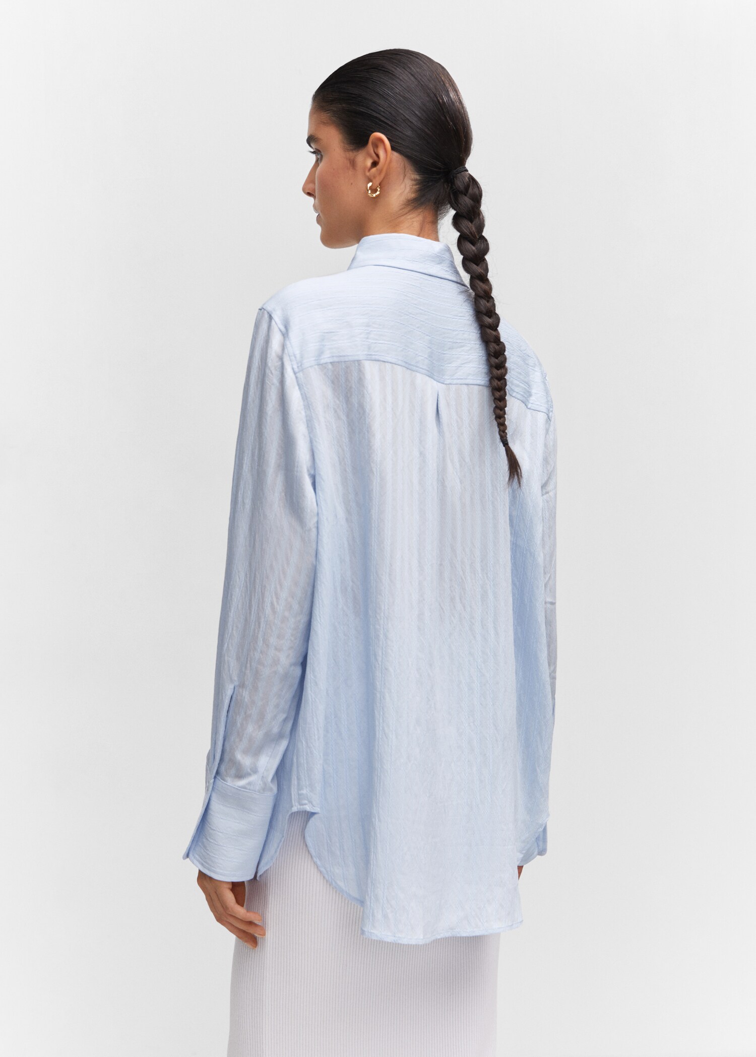 Camisa algodón bordada - Reverso del artículo