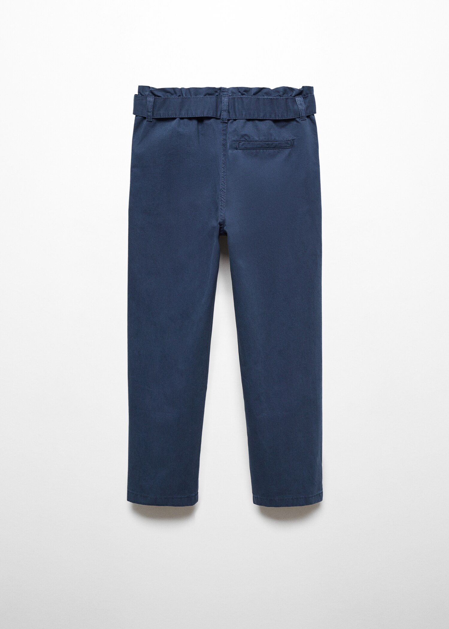 Paper bag trousers - Reverse of the article