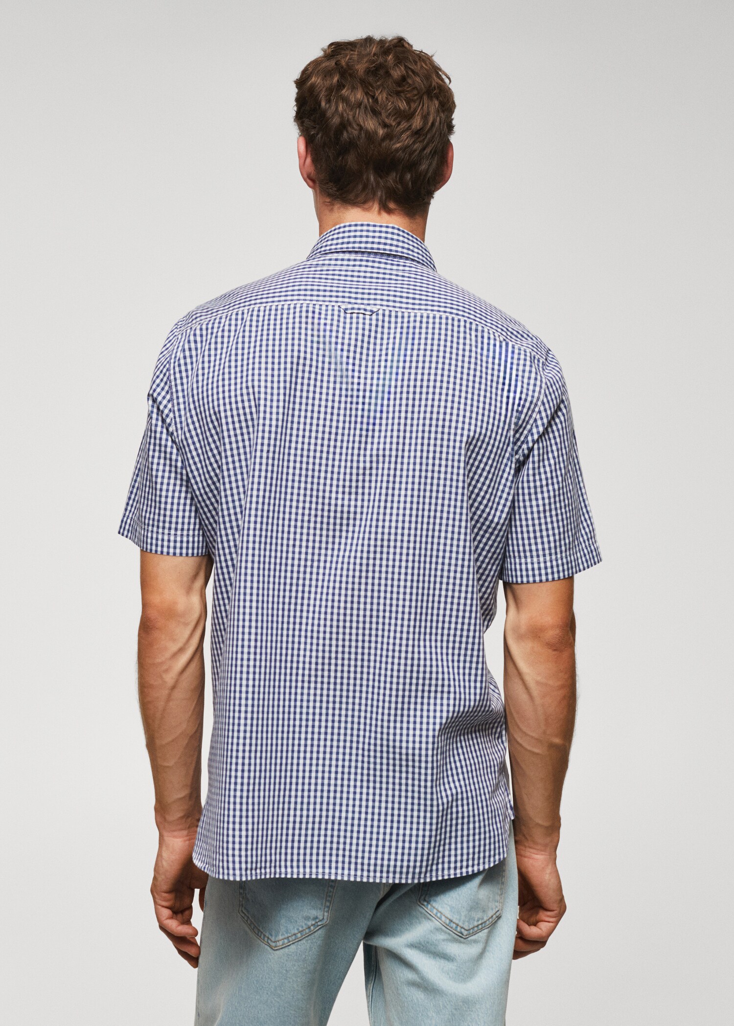100% cotton printed shirt - Reverse of the article