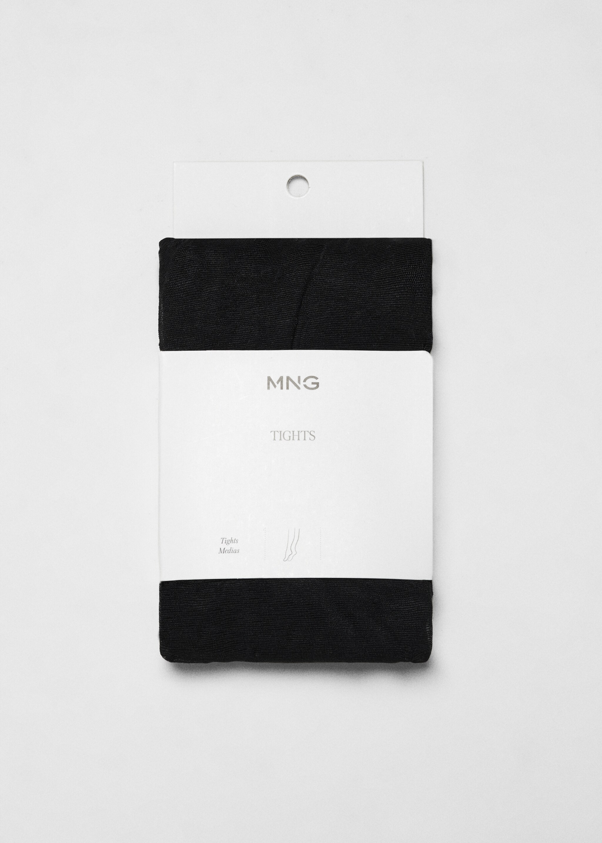 Taupe stockings - Details of the article 1, Black. Ref: 57055791-00.