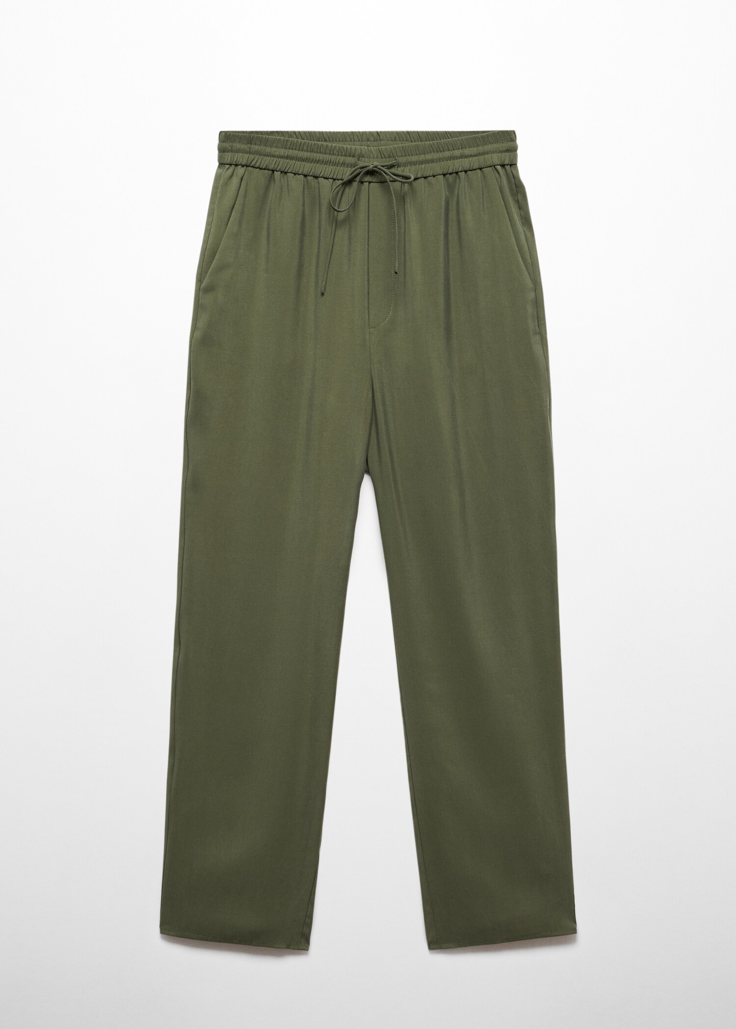Drawstring waist modal trousers - Article without model