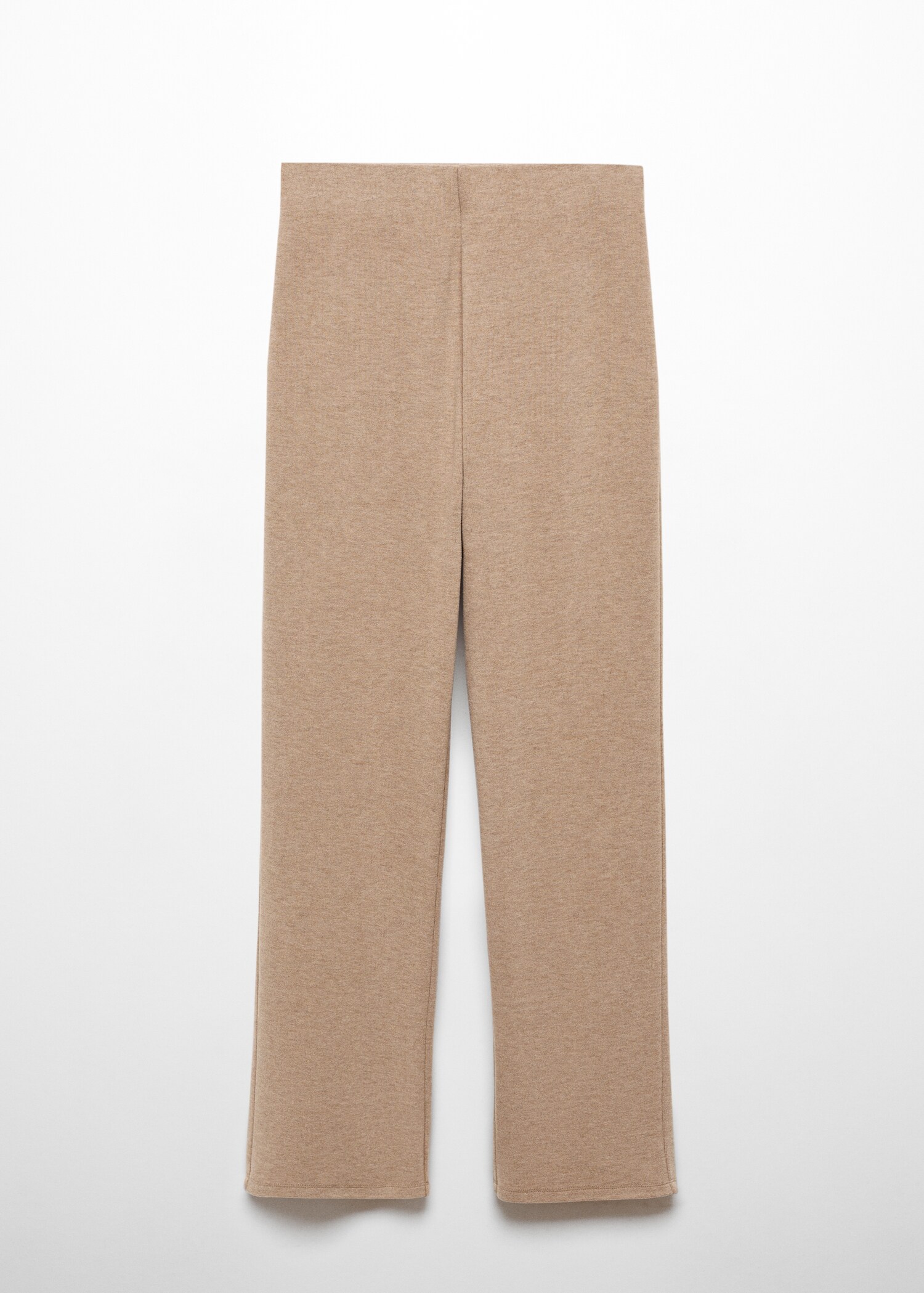 Straight knitted trousers - Article without model