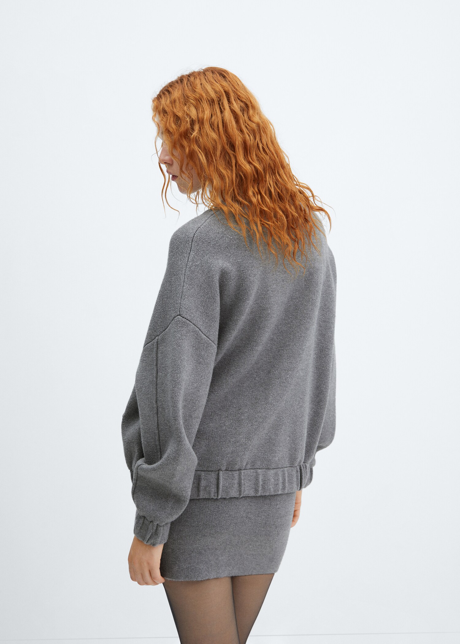 Veste bomber maille - Verso de l’article