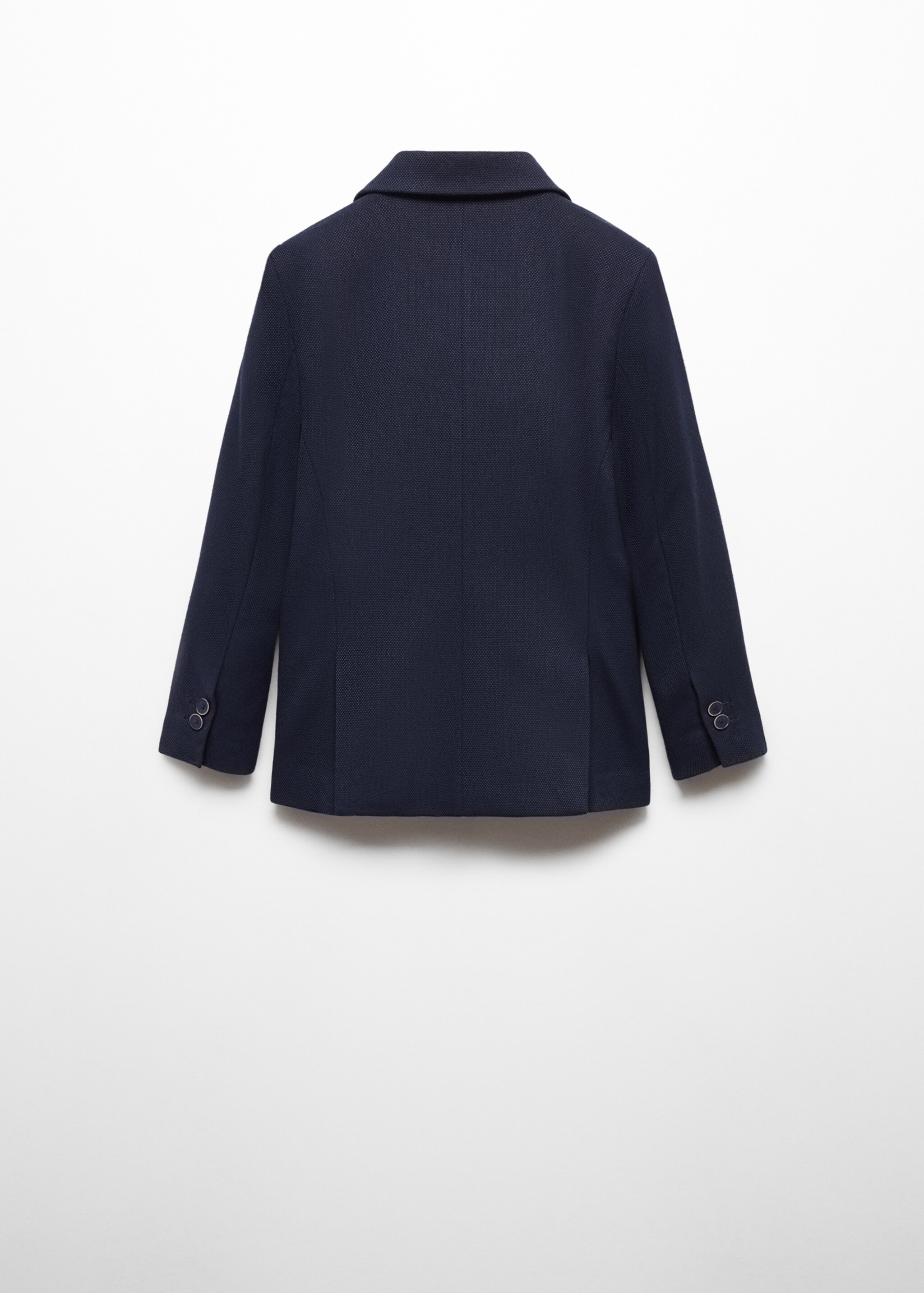 Americana traje slim fit textura - Reverso del artículo