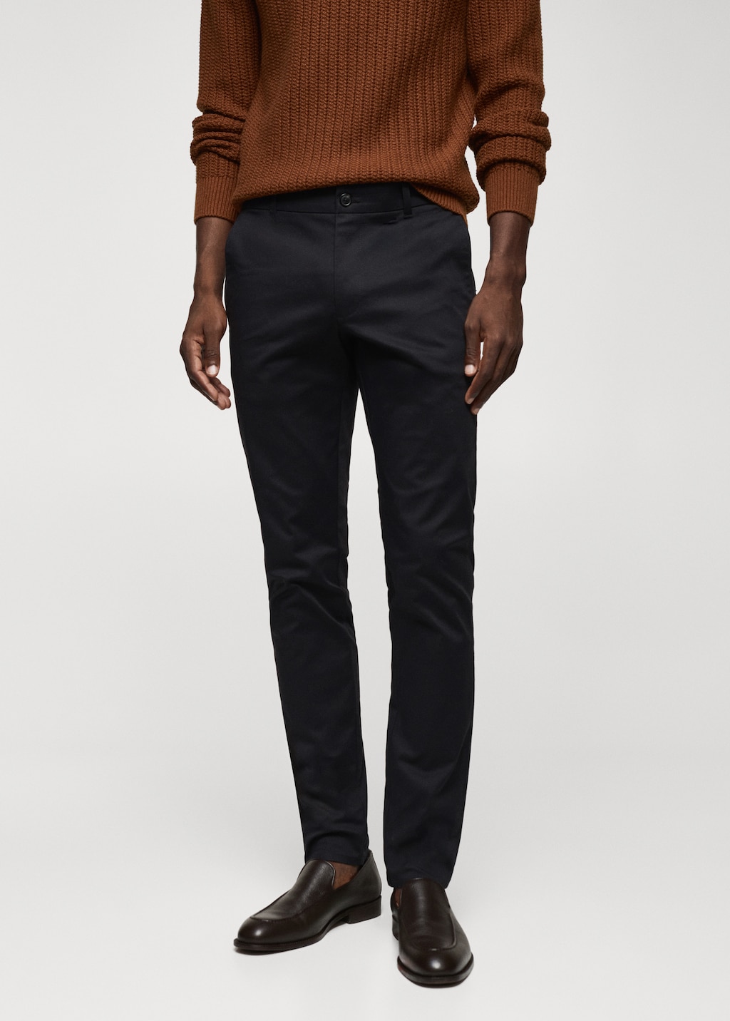 Pantaloni chino skinny uomo on sale