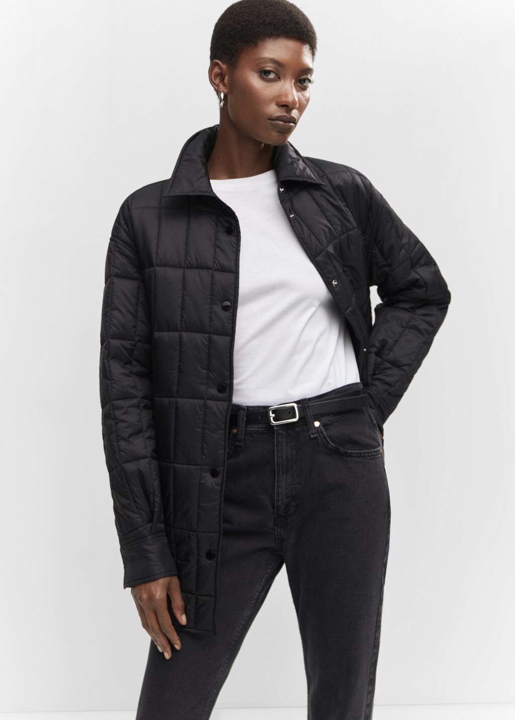 Quilted anorak jacket on sale