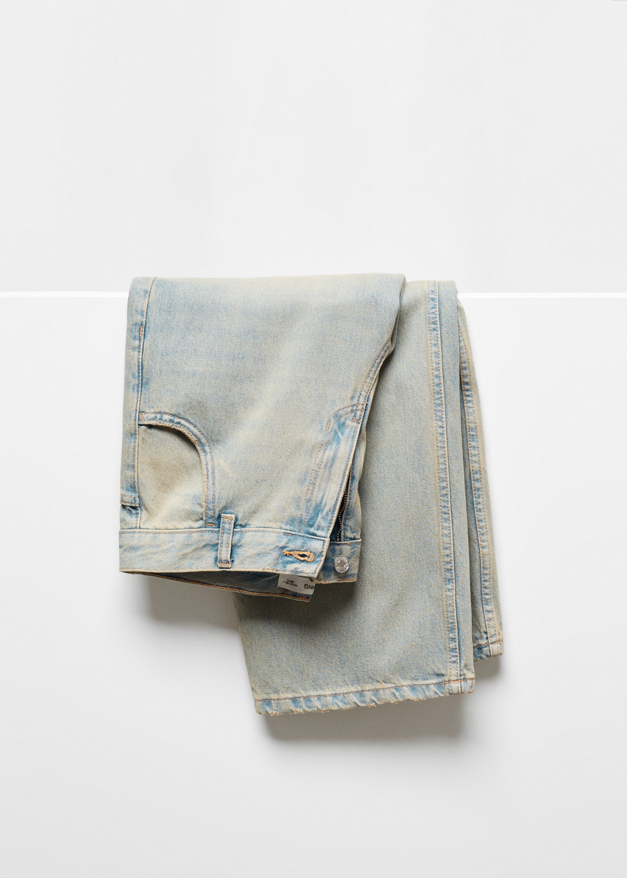 Low waist wide leg jeans - Details of the article 8