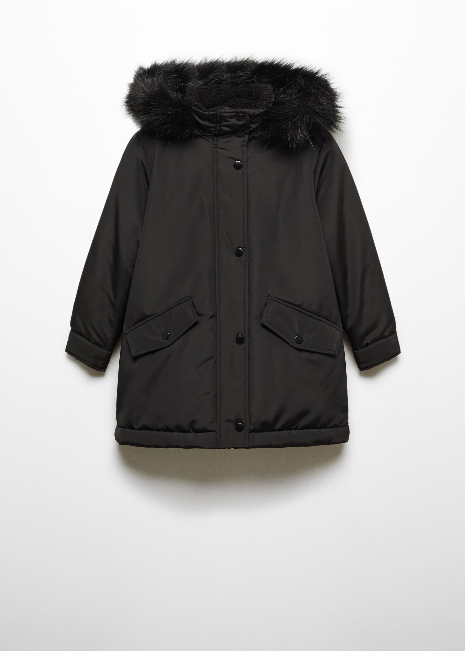 Anorak impermeable capucha pelo - Artículo sin modelo