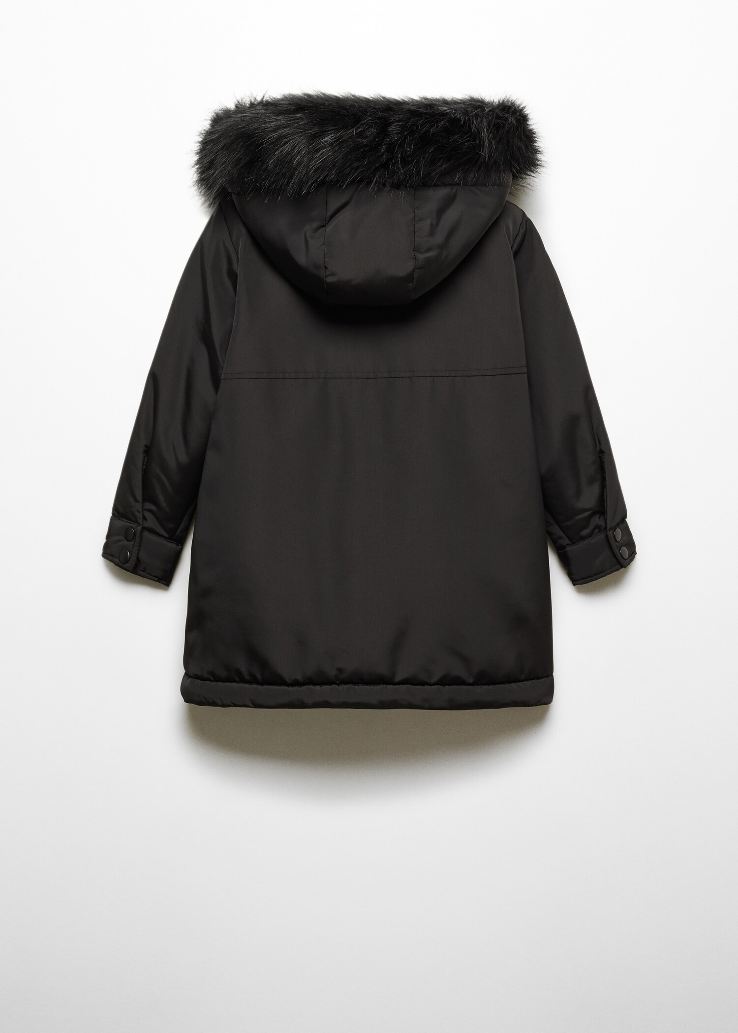 Anorak impermeable capucha pelo - Reverso del artículo