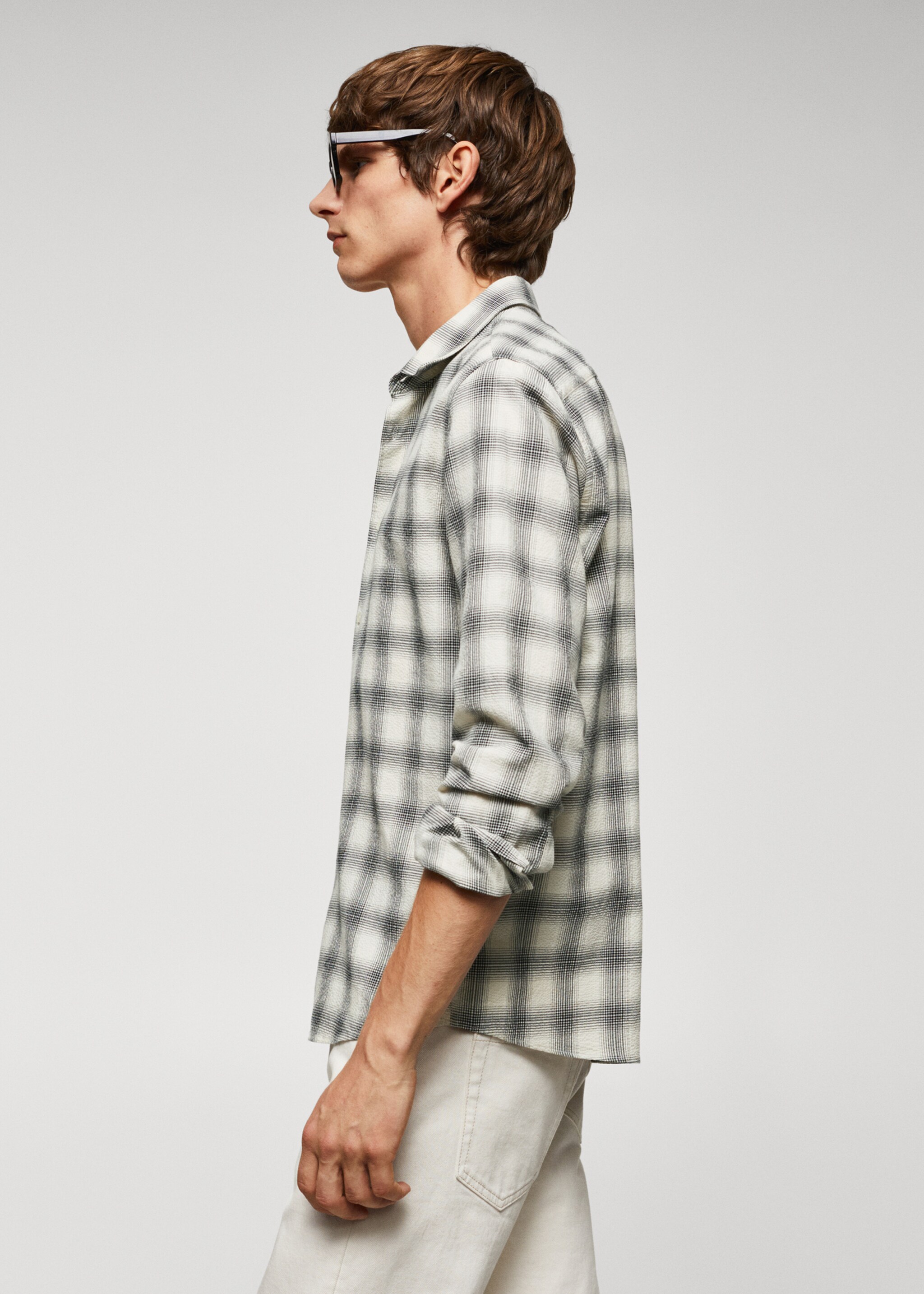Chemise slim-fit coton seersucker - Détail de l'article 2