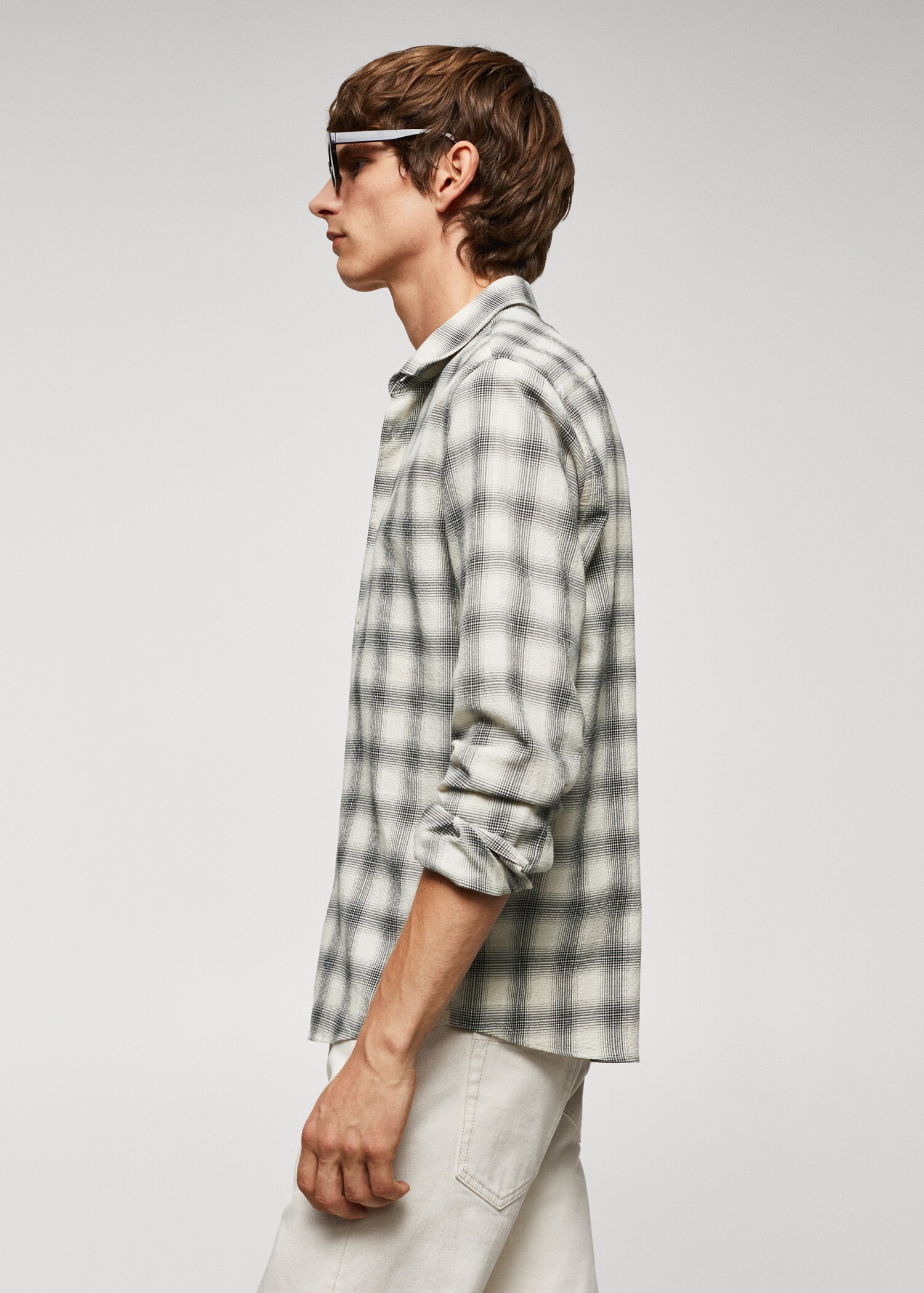 Chemise slim-fit coton seersucker - Détail de l'article 2