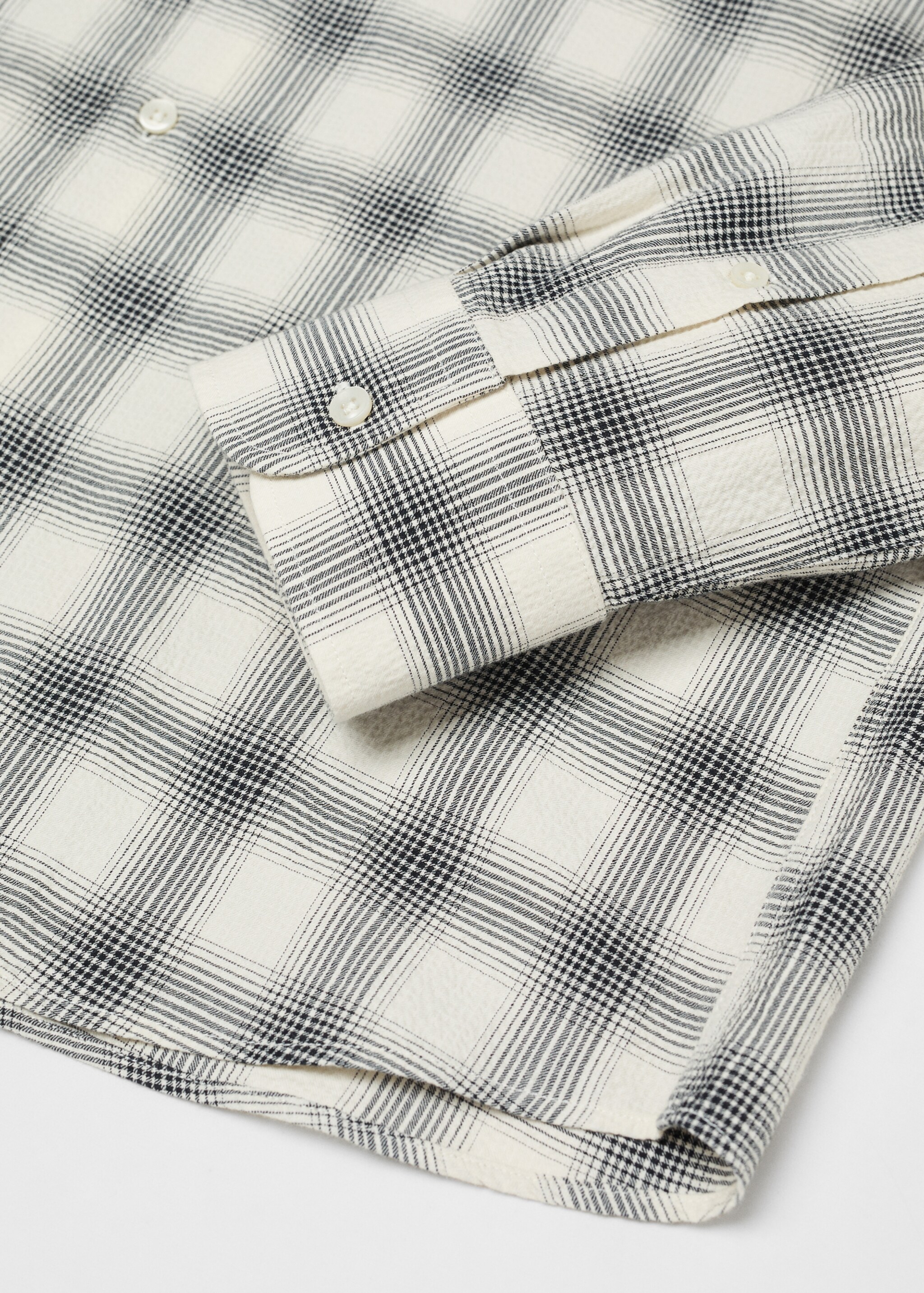 Chemise slim-fit coton seersucker - Détail de l'article 8