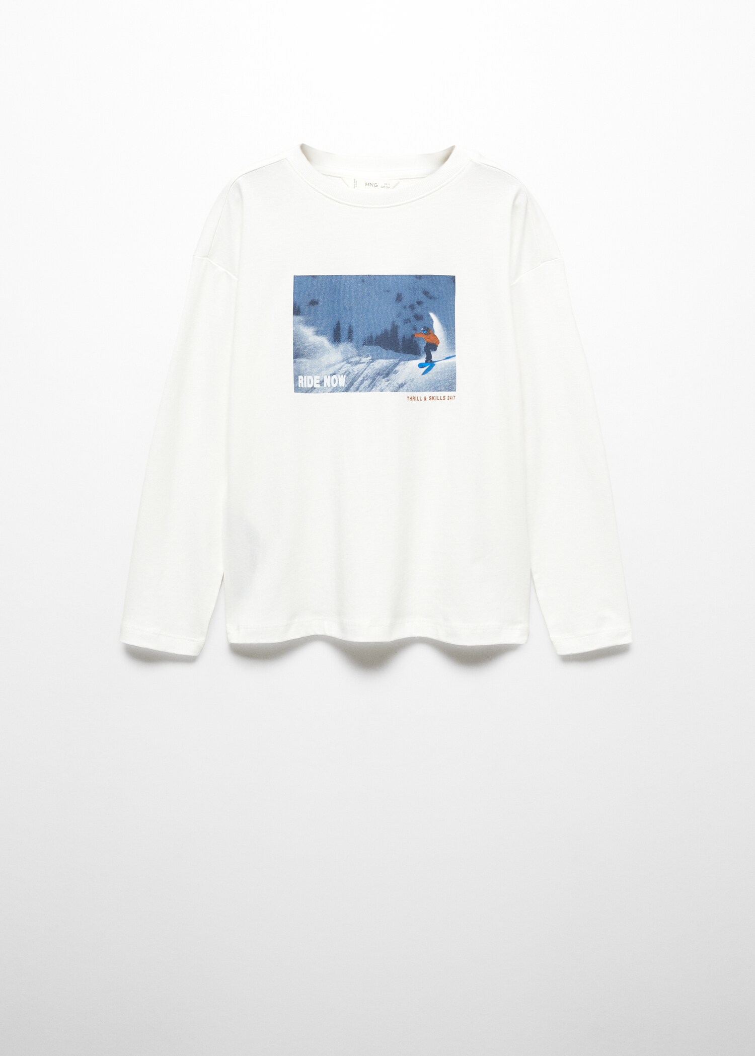 Bedrucktes Baumwoll-T-Shirt - Artikel ohne Model