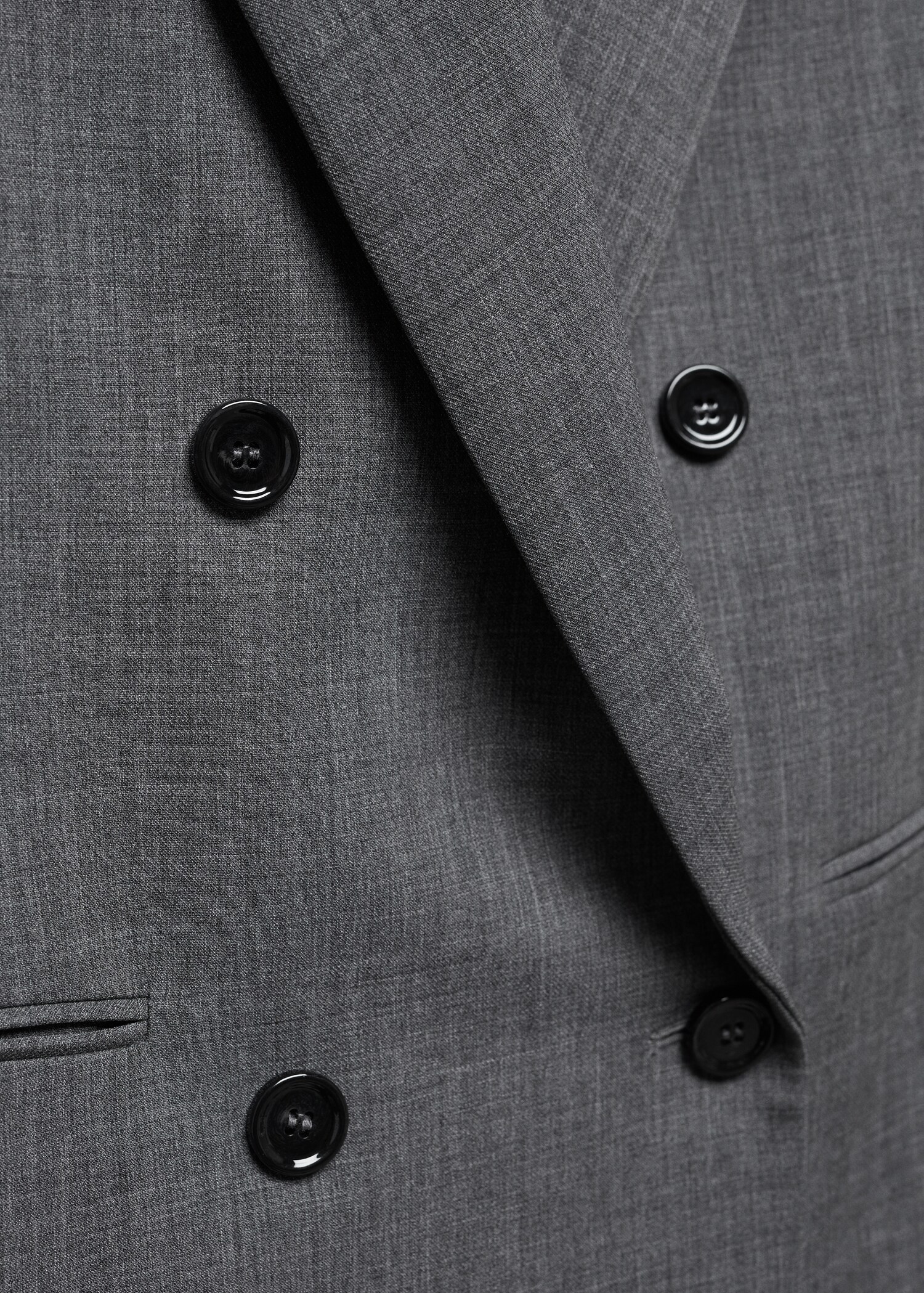 Double-breasted cropped jacket - Details of the article 8