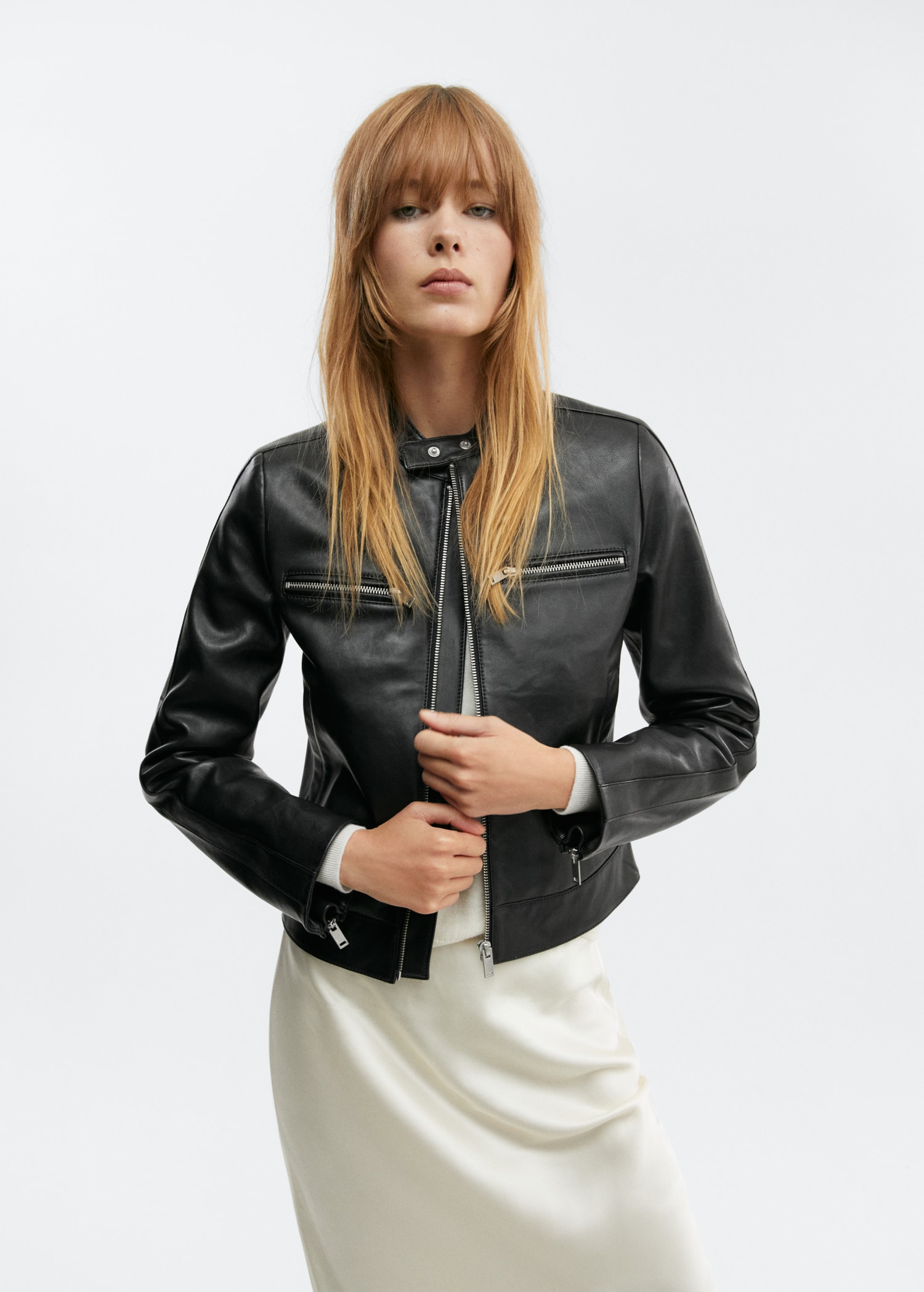 Kiabi Chaquetas De Piel Mujer Online Chaqueta Biker Chaquetas