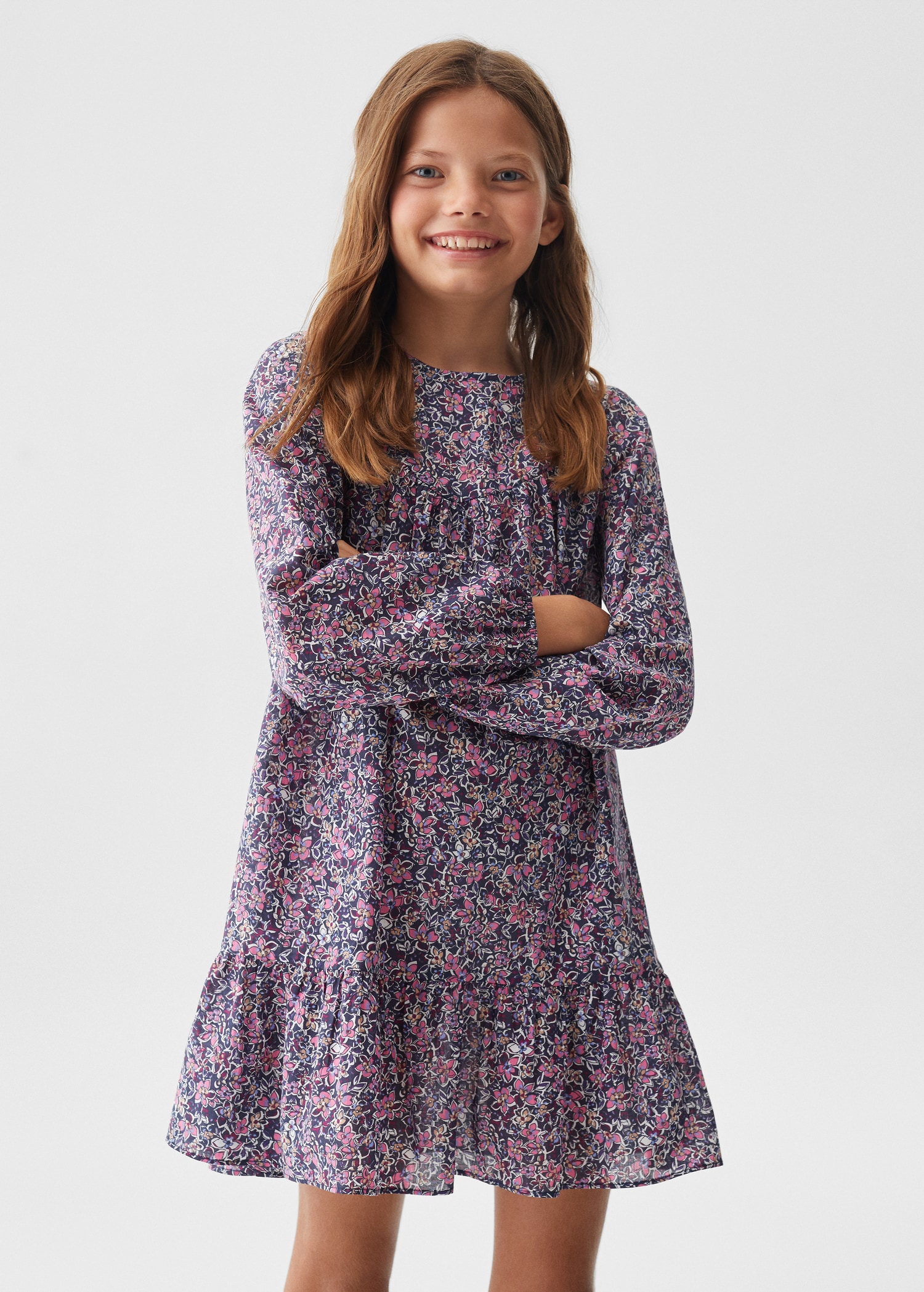 Vestito stampa floreale Bambina MANGO OUTLET Italia