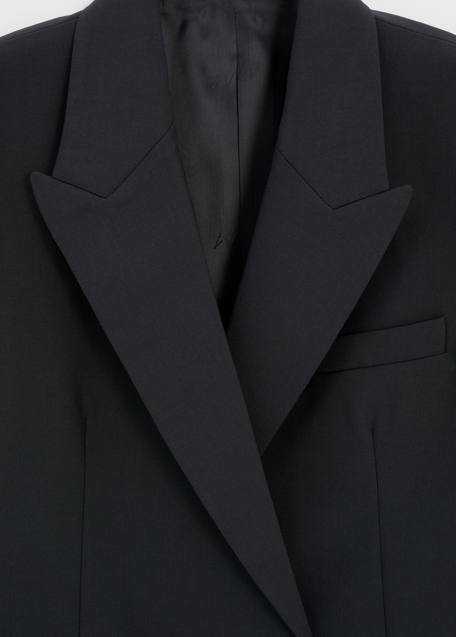 Cropped jacket with lapel - Details of the article 8