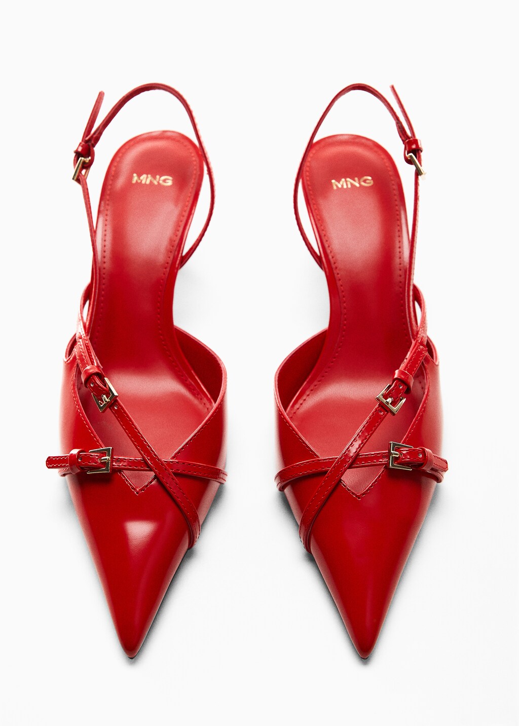 靴 BOHEMSEO SLEEK LEATHER BELTED SLINGBACK SLEEK LEATHER BELTED SLINGBACK - bohemseo