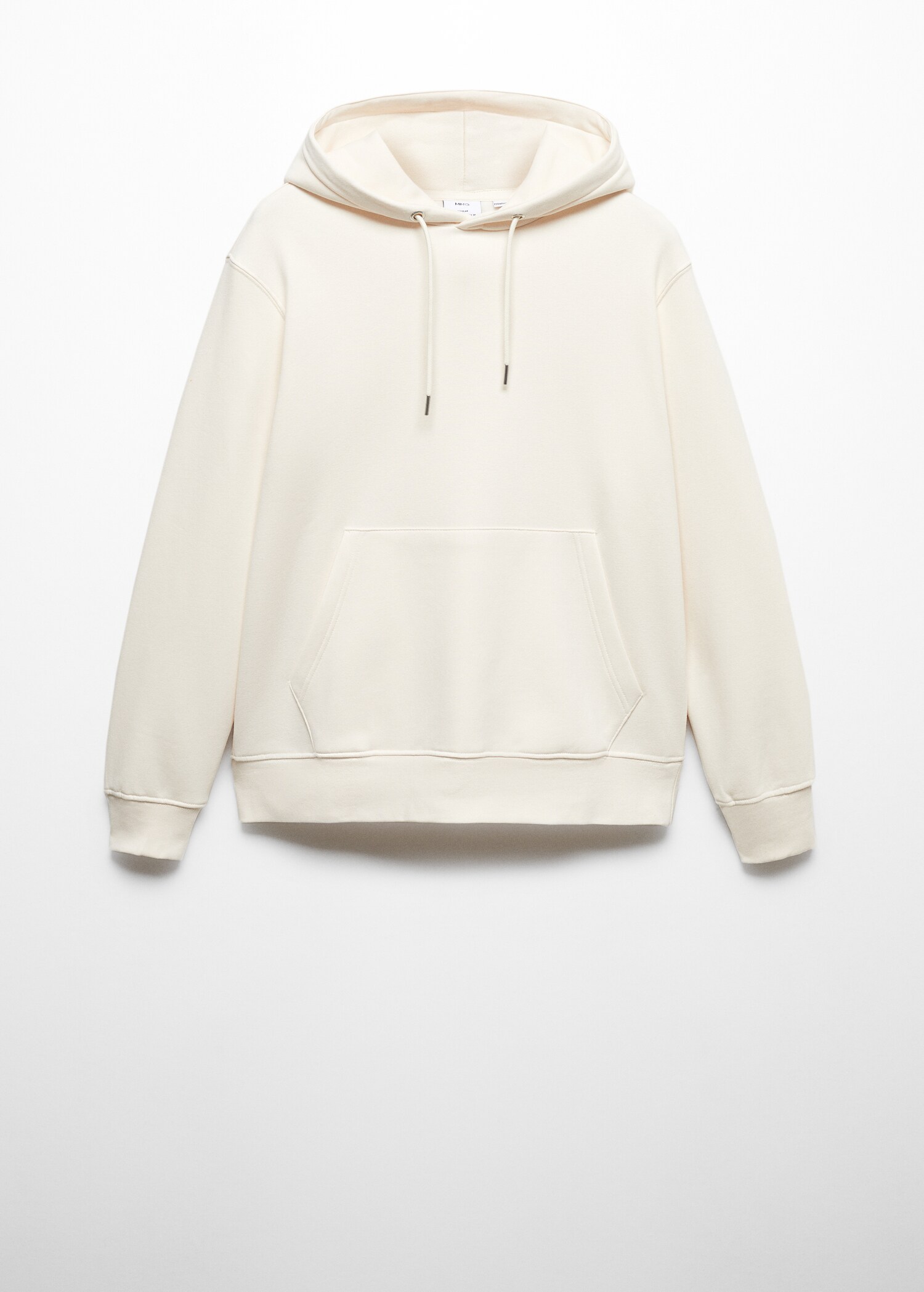 Cotton kangaroo-hooded sweatshirt - Article without model