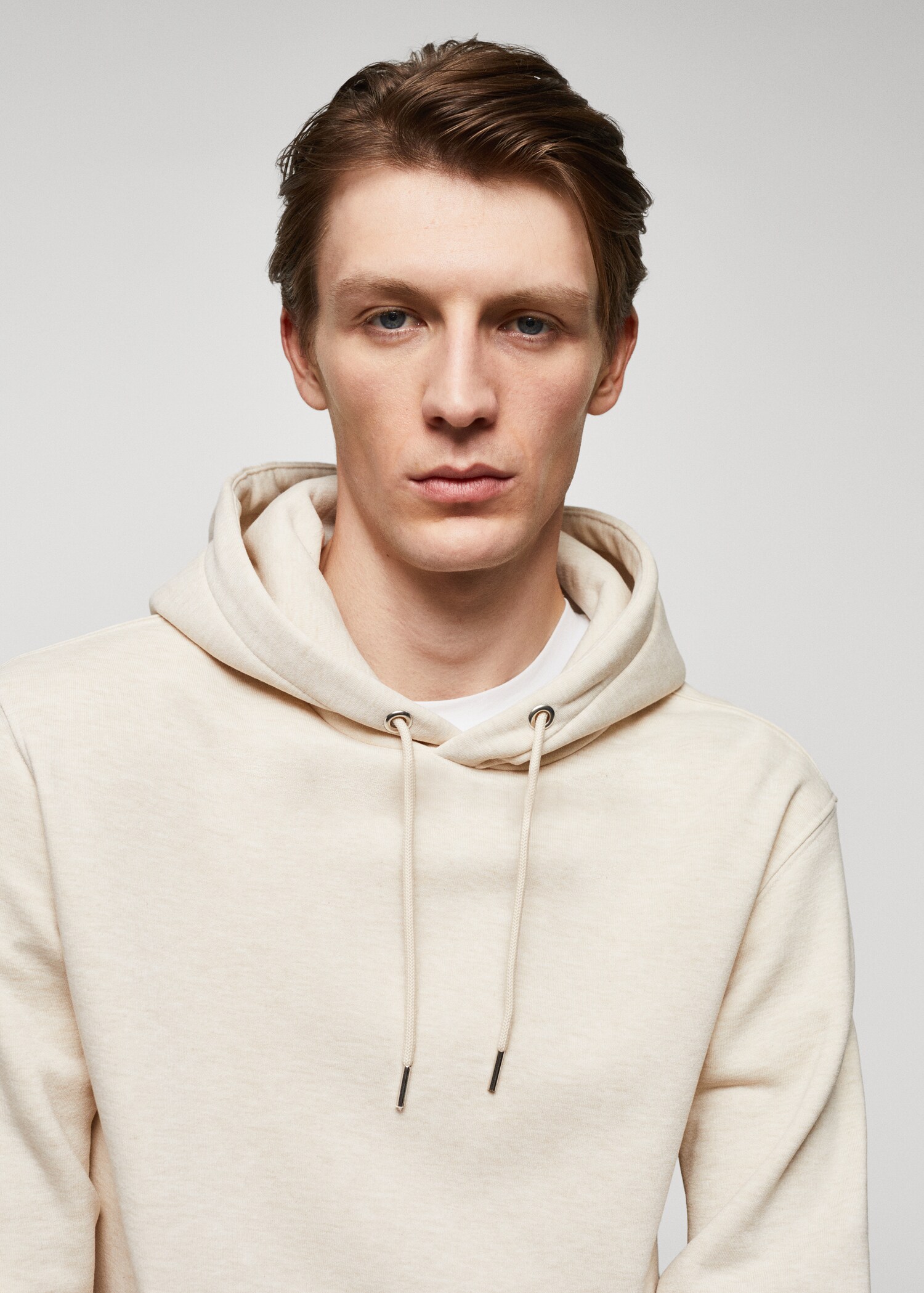 Baumwoll-Kapuzensweatshirt mit Känguru-Tasche - Detail des Artikels 1