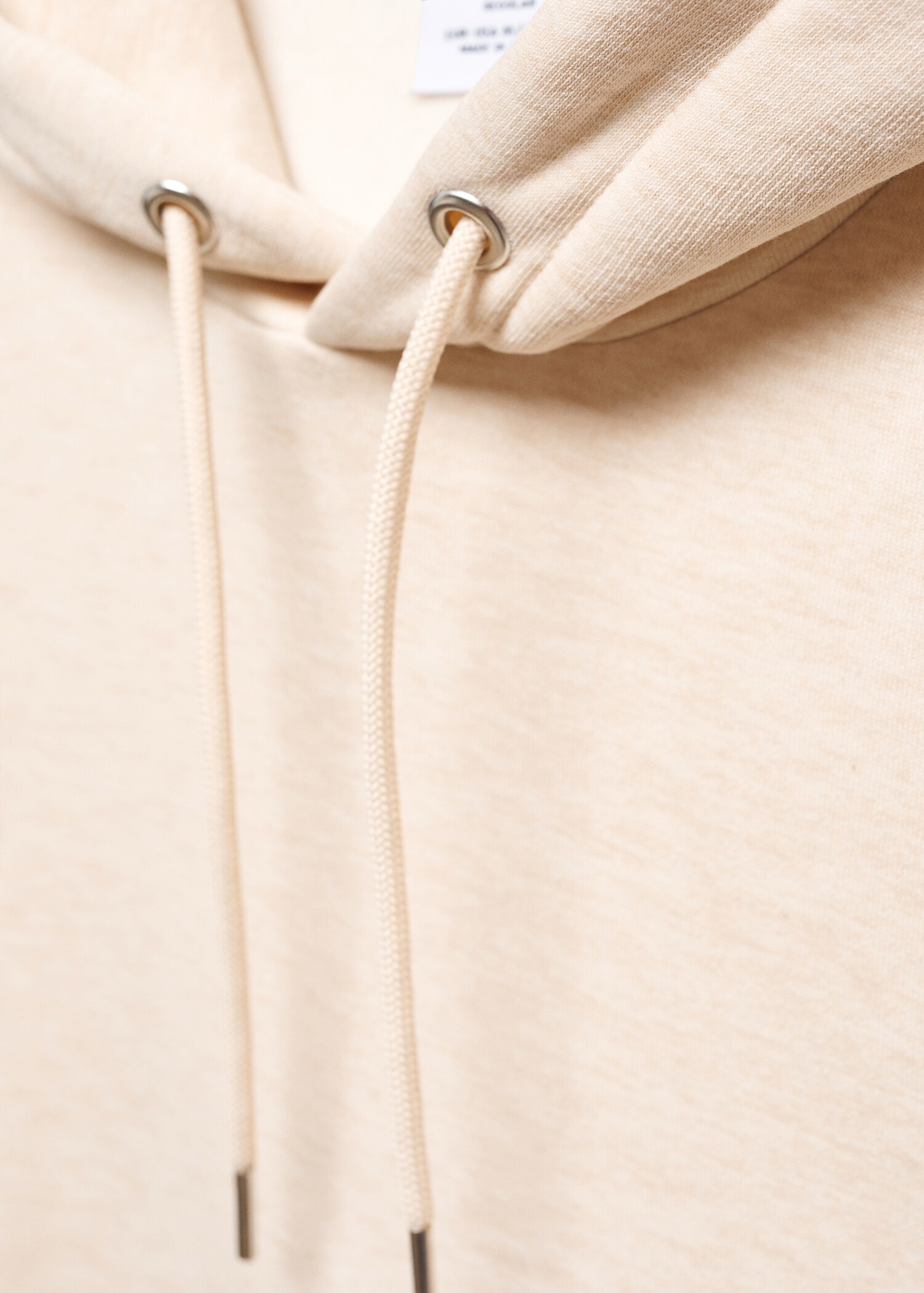 Baumwoll-Kapuzensweatshirt mit Känguru-Tasche - Detail des Artikels 8