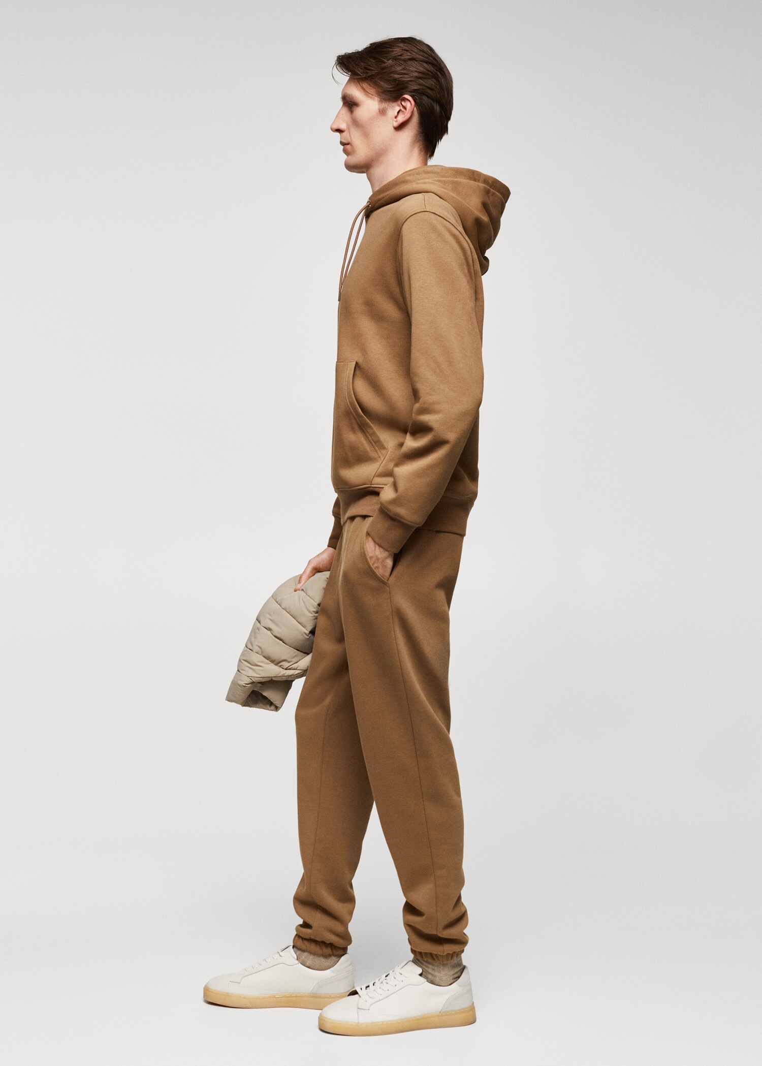 Cotton kangaroo-hooded sweatshirt - Details of the article 2