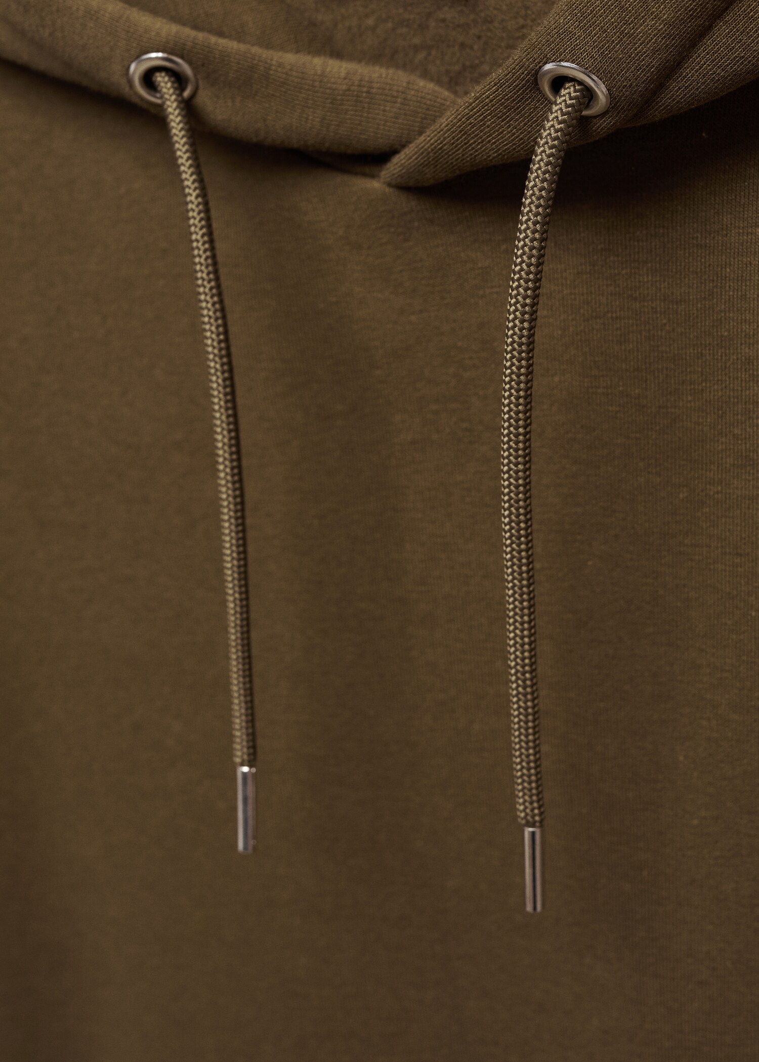 Baumwoll-Kapuzensweatshirt mit Känguru-Tasche - Detail des Artikels 8
