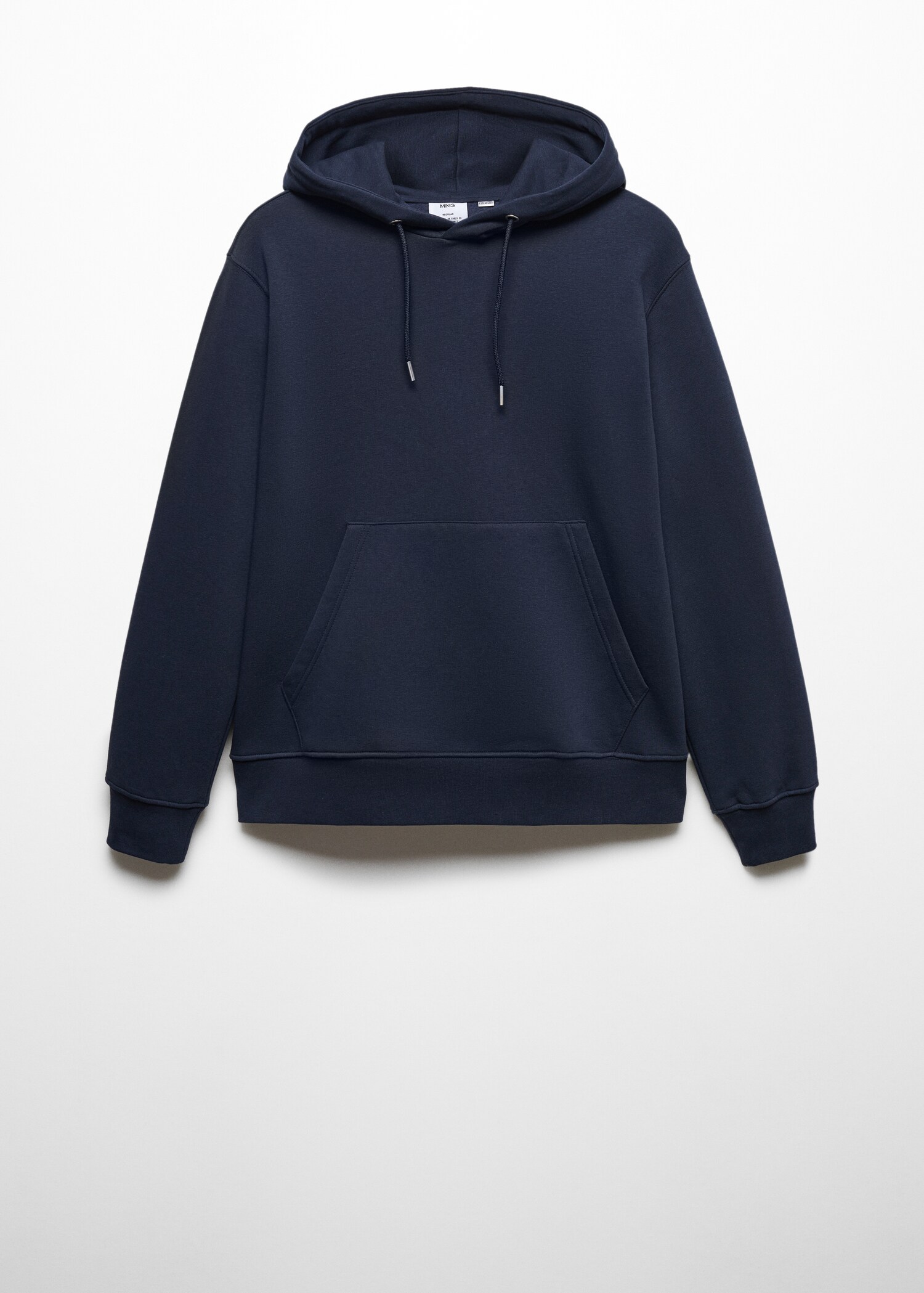 Cotton kangaroo-hooded sweatshirt - Article without model