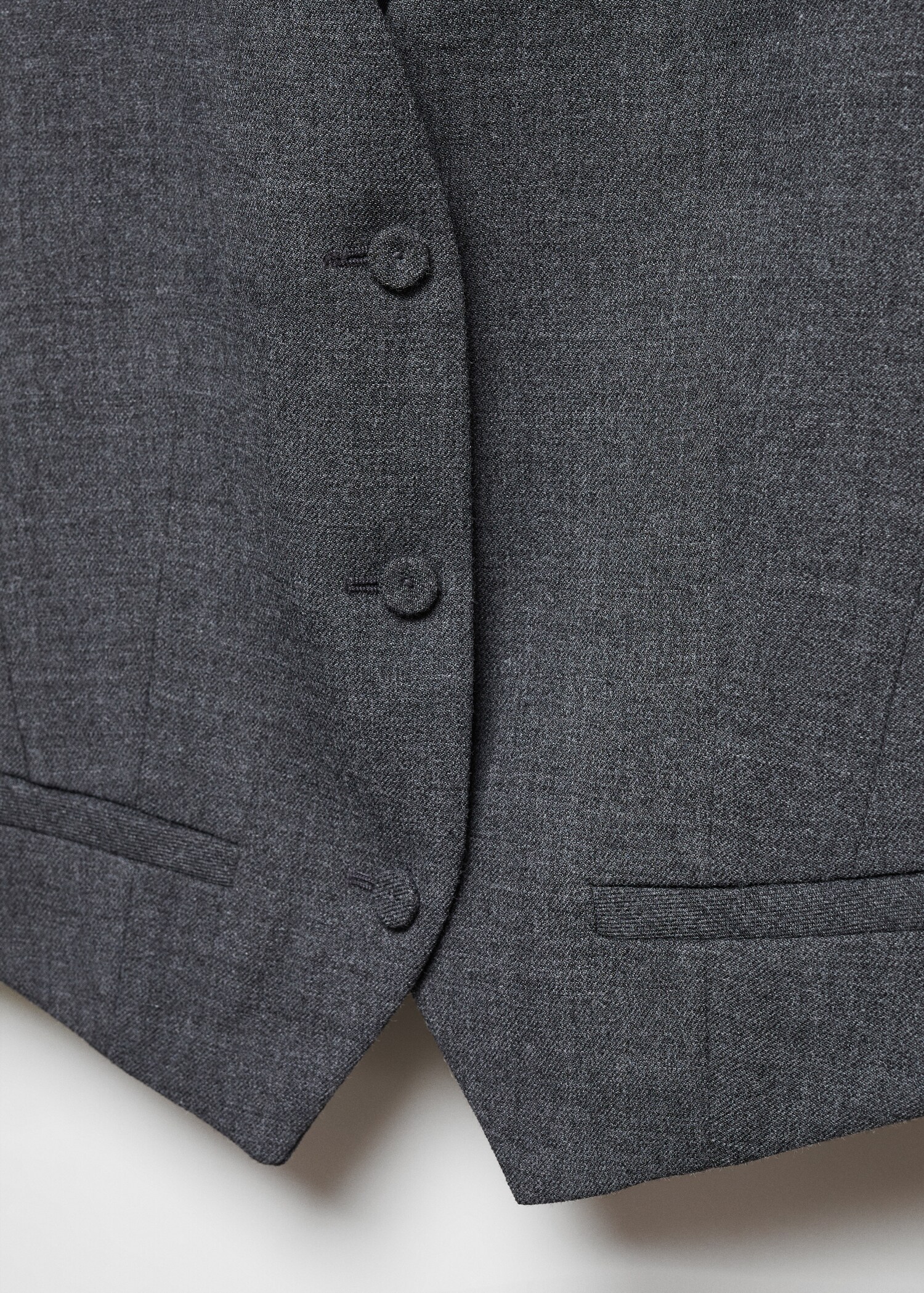 Structured suit waistcoat - Details of the article 8