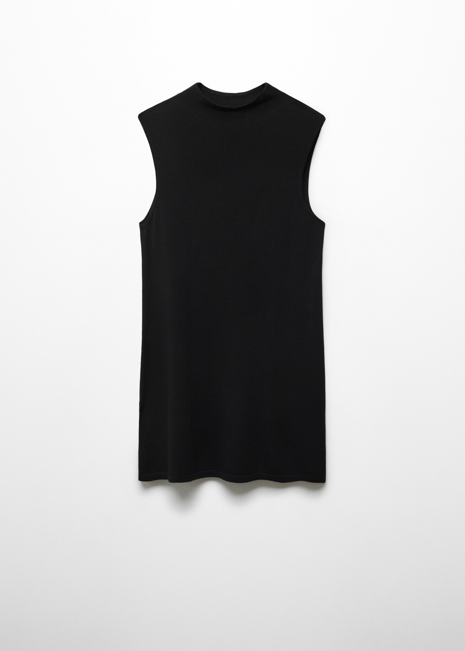 Knitted top with side slit - Article without model