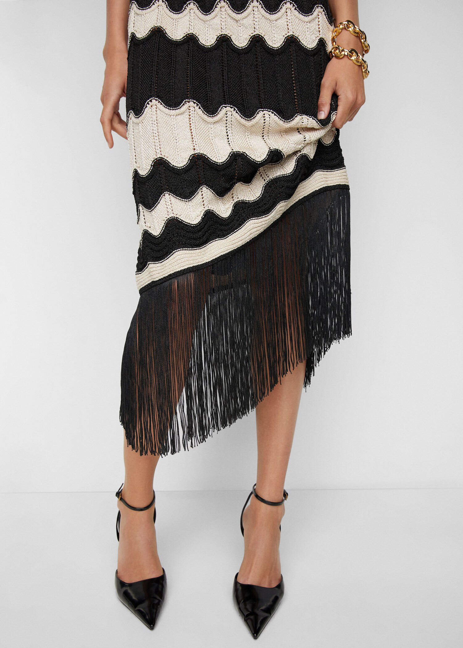 Fringed hem dress - Details of the article 6